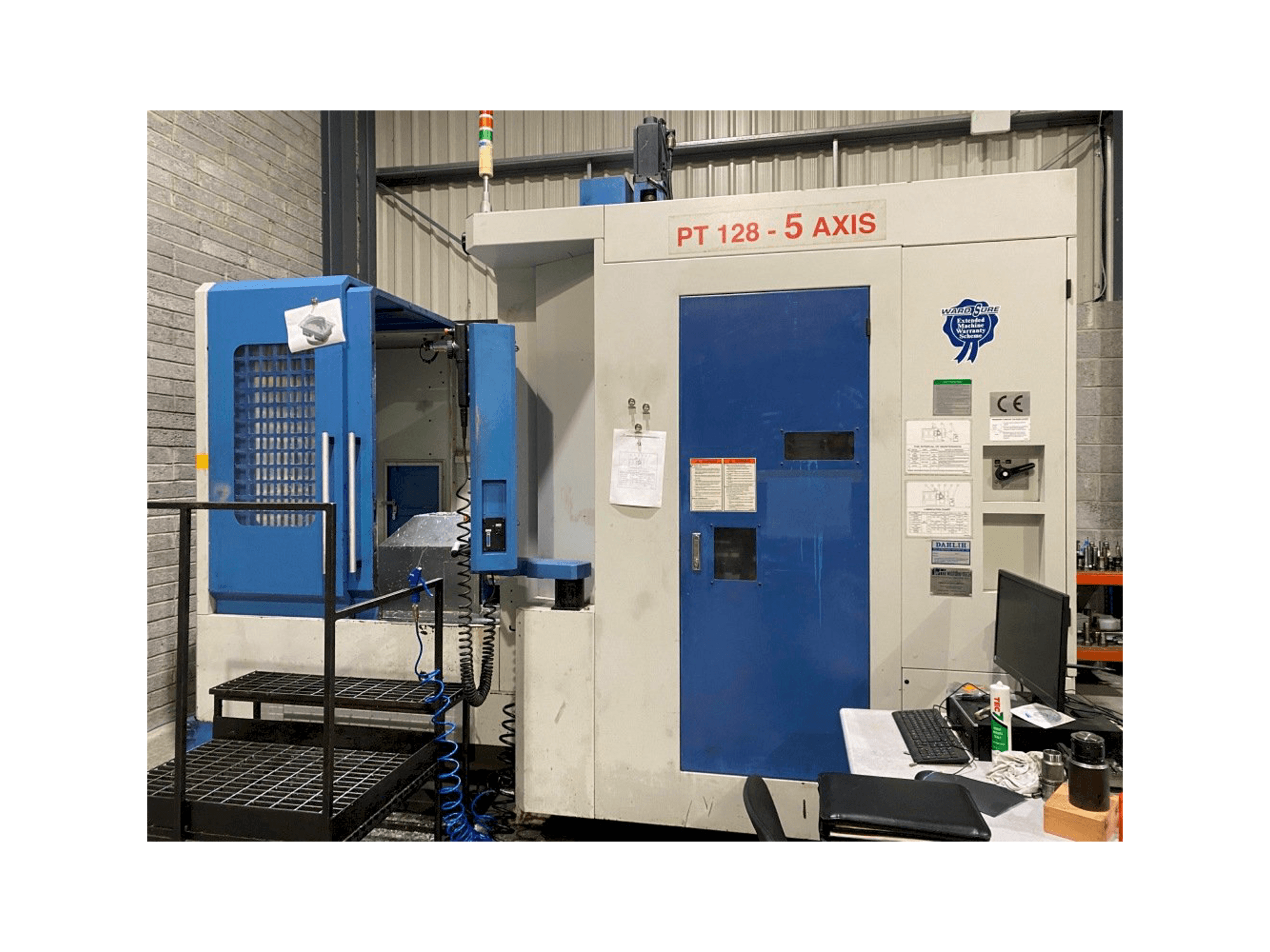 Makine DAH LIH PT128 - Önden görünüm