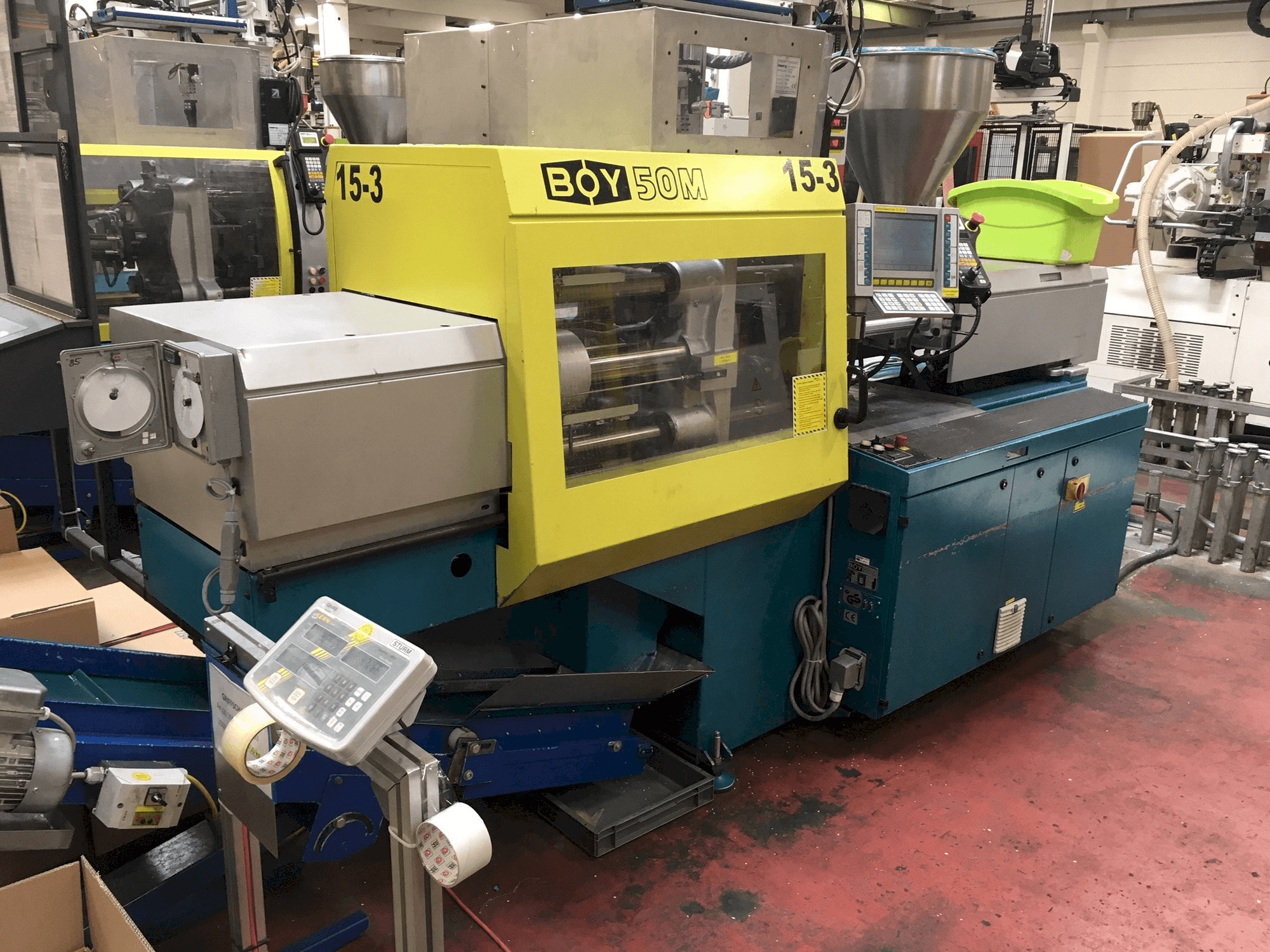 Makine Dr. Boy 50M - Önden görünüm