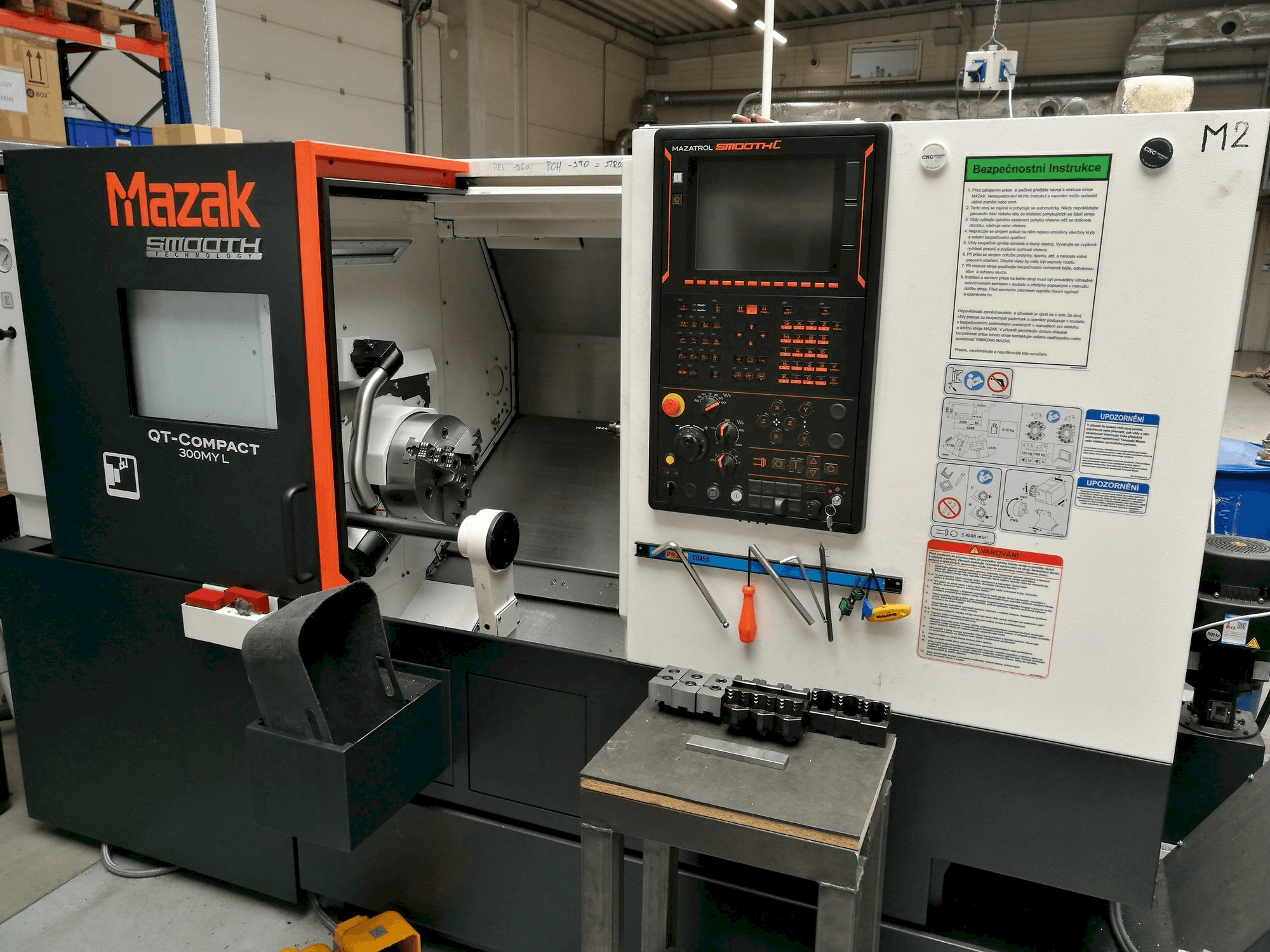 Makine Mazak Quick Turn Compact 300MY L - Önden görünüm