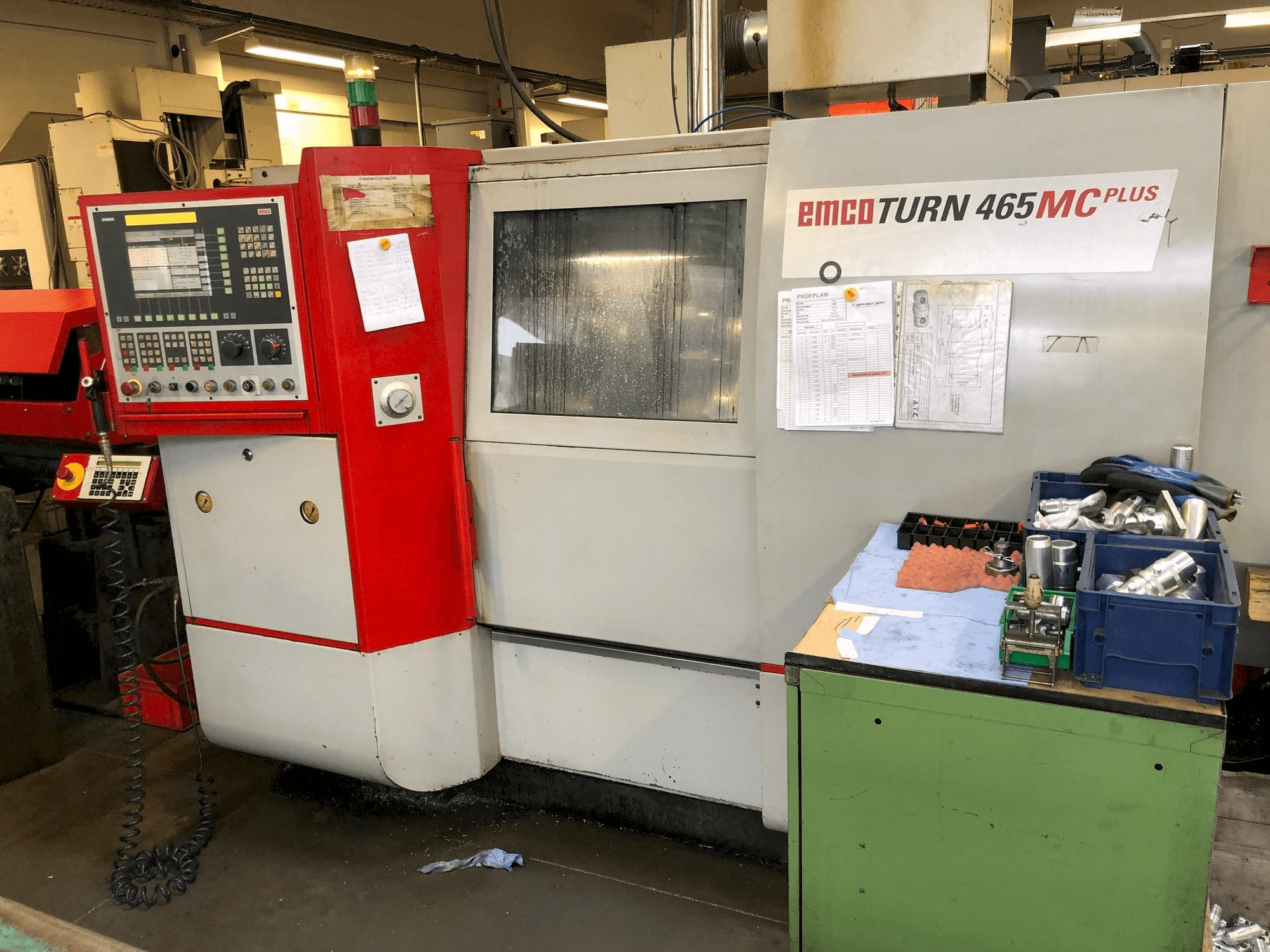 Makine EMCO ET465 MCplus TCM - Önden görünüm
