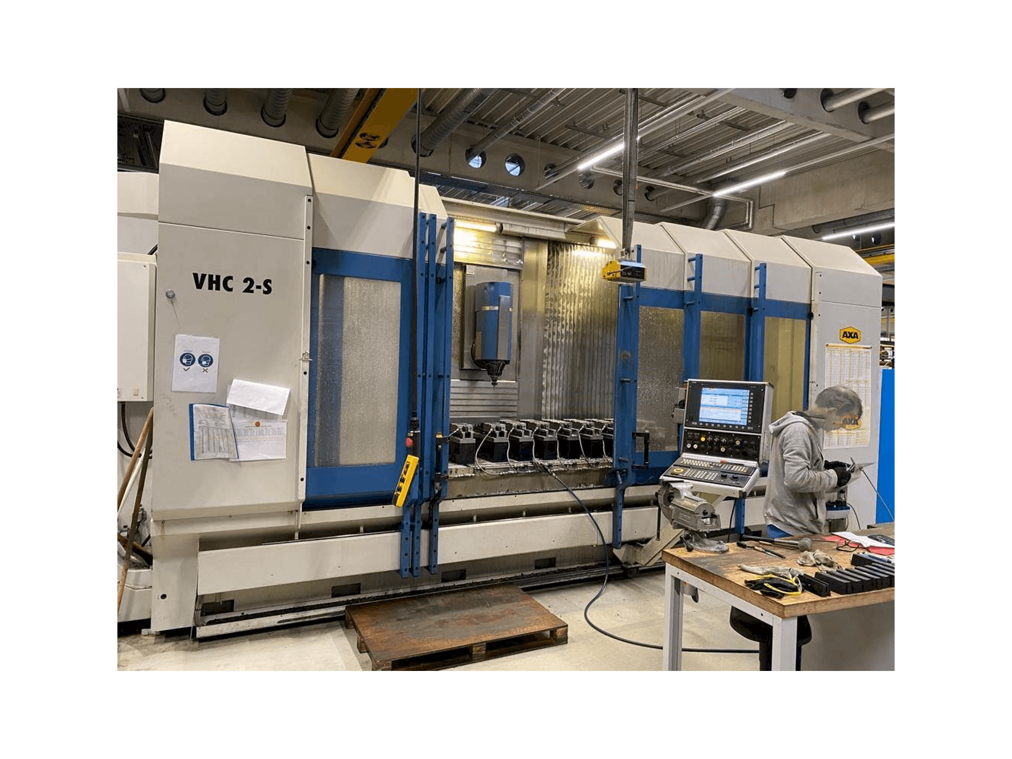Makine AXA VHC 2-3500 S - Önden görünüm