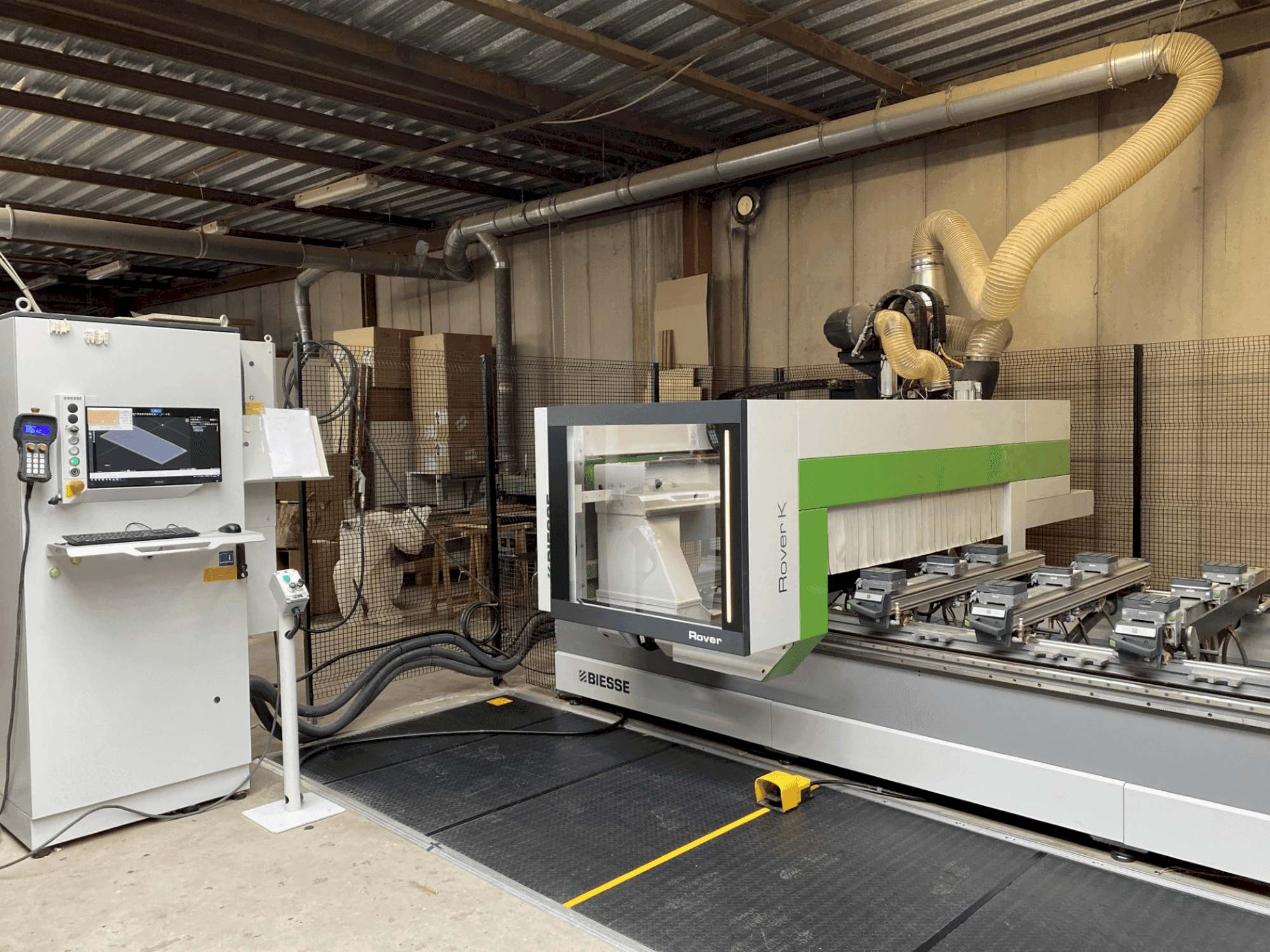 Makine BIESSE Rover K Smart 1532 - Önden görünüm