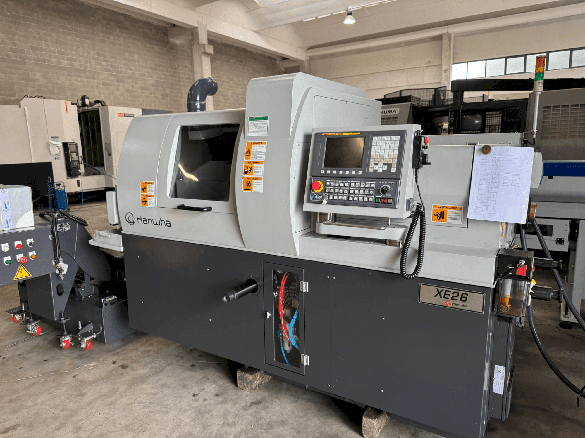 Makine Hanwha XE 26 H - Önden görünüm