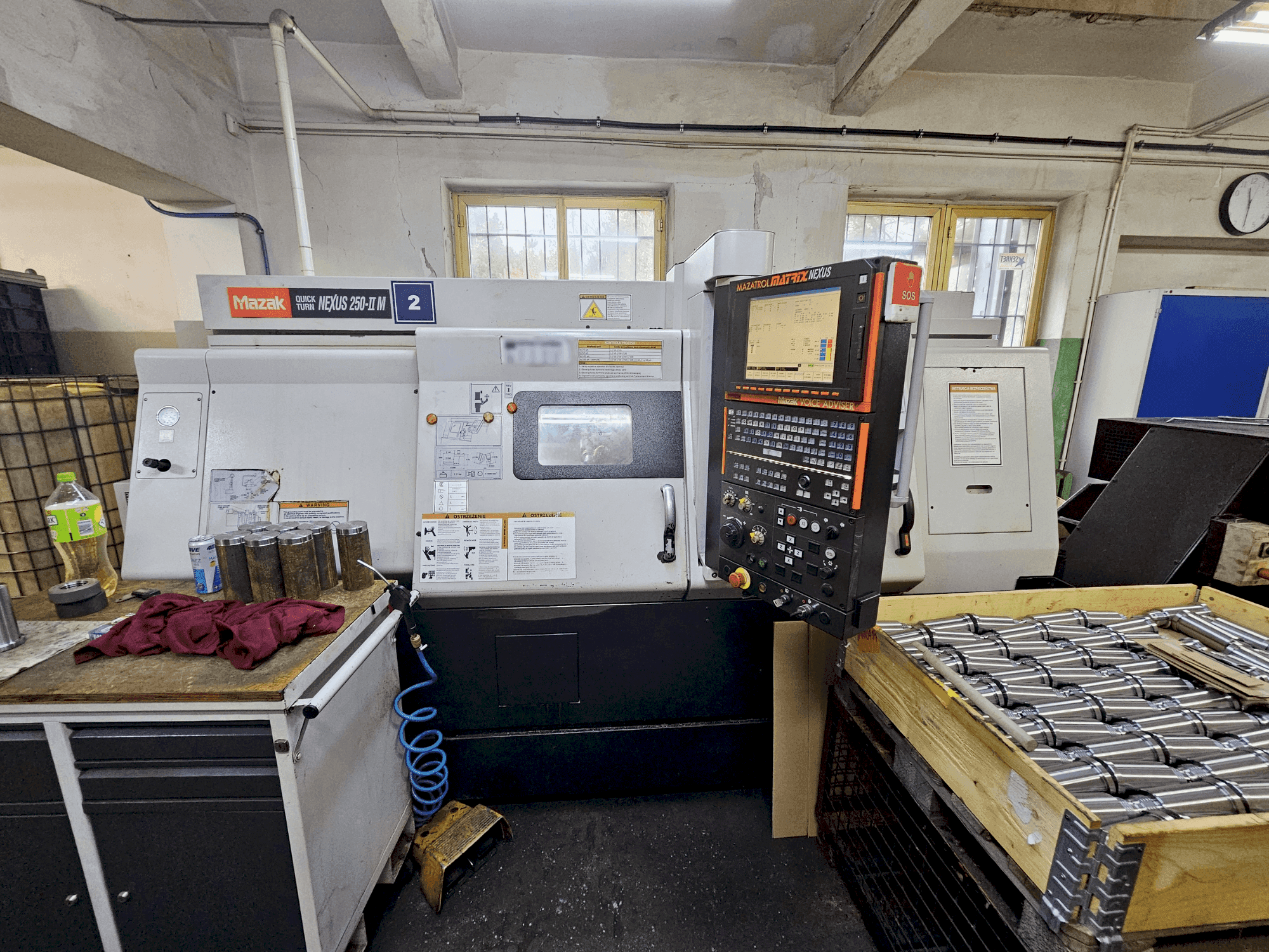 Makine Mazak QUICKTURN NEXUS 250-II M - Önden görünüm