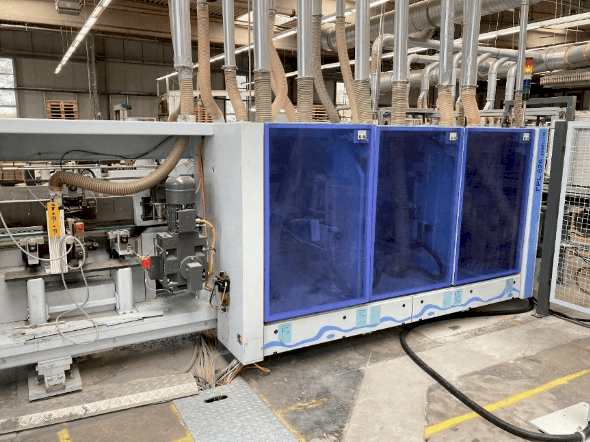 Makine HOMAG PROFI FPL 525/6/04/PW/V LVT Profiling System - Önden görünüm