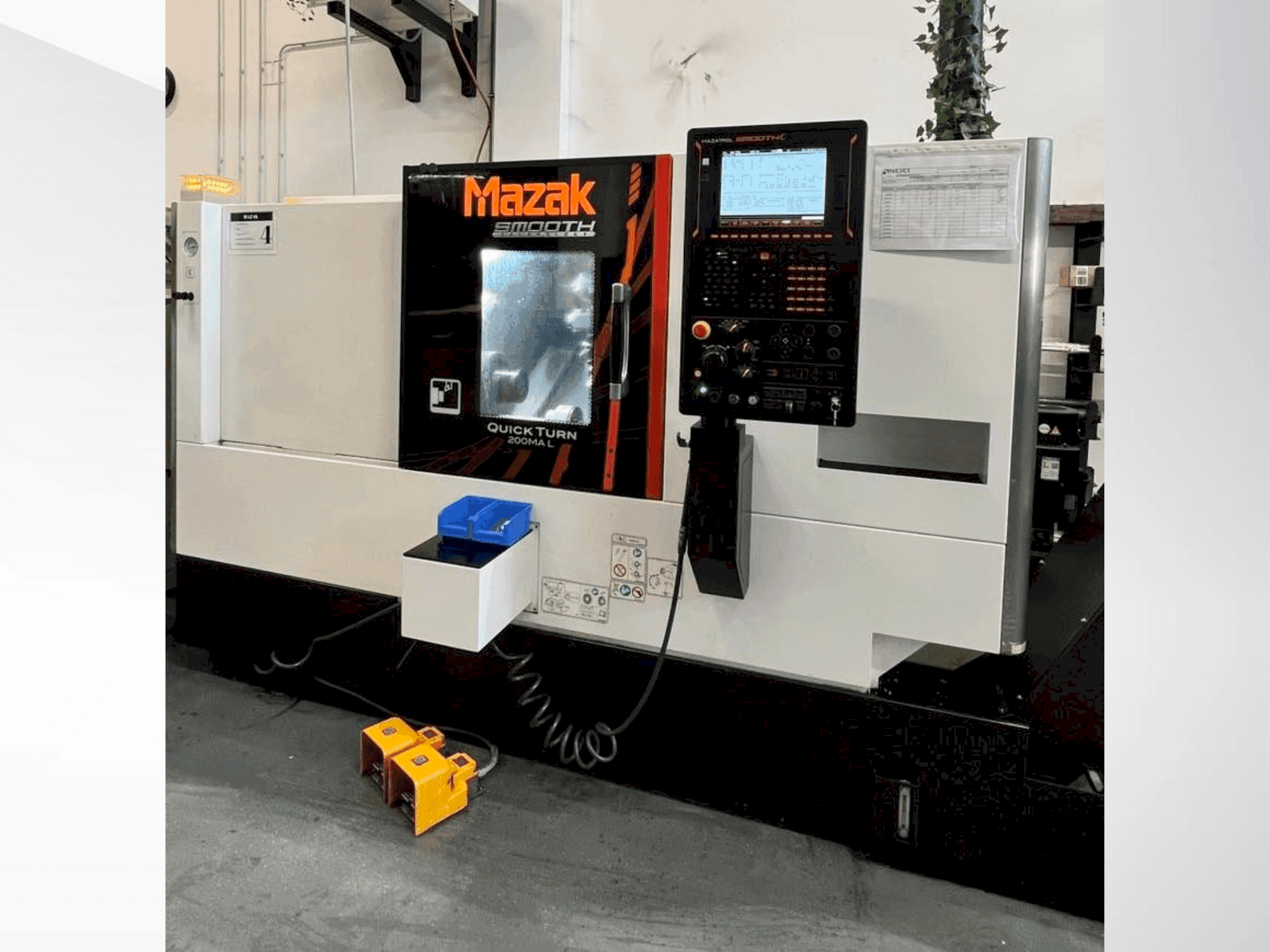 Makine Mazak Quick Turn 200MA L - Önden görünüm