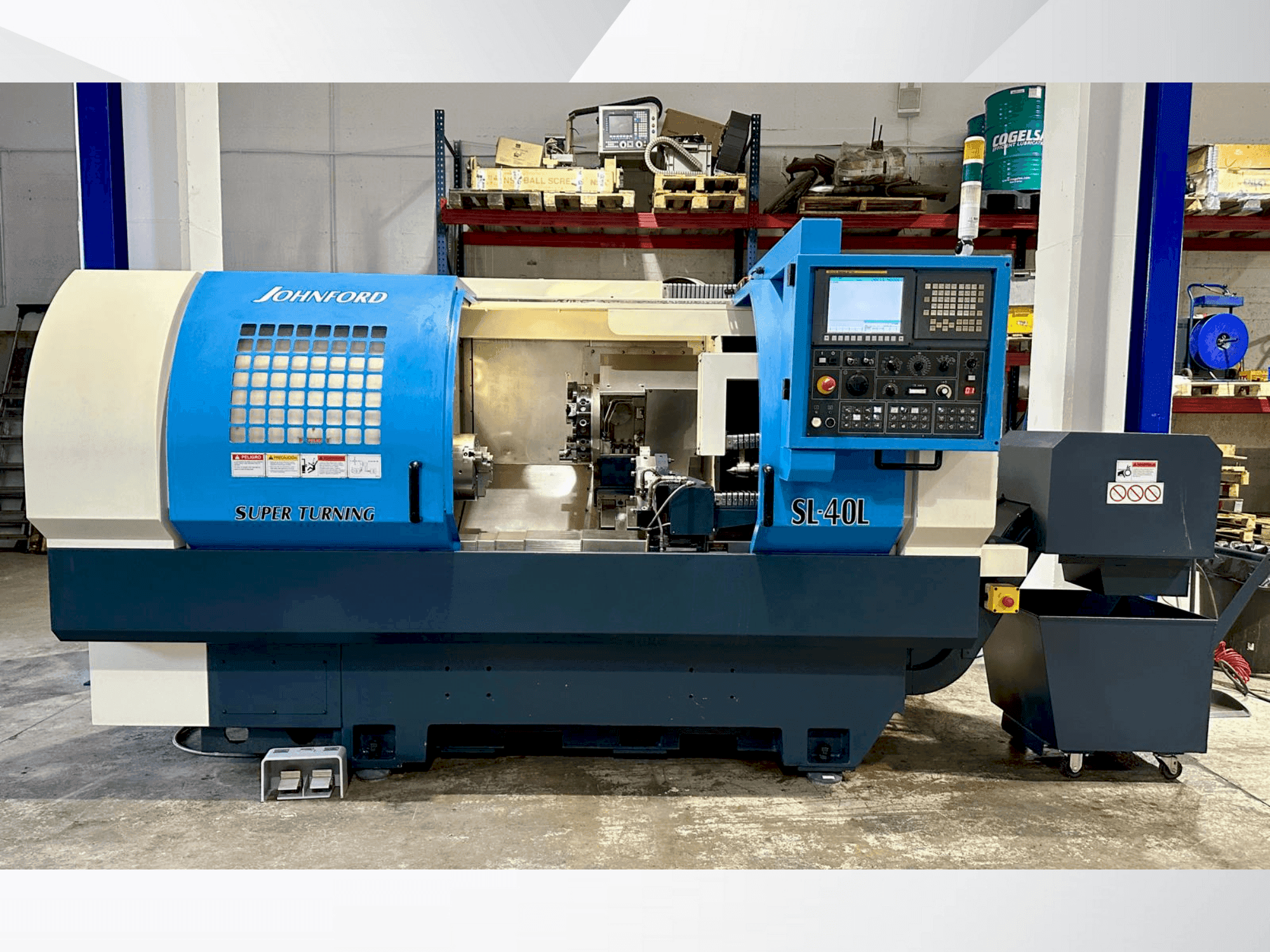 Makine Johnford SL-40L + C - Önden görünüm
