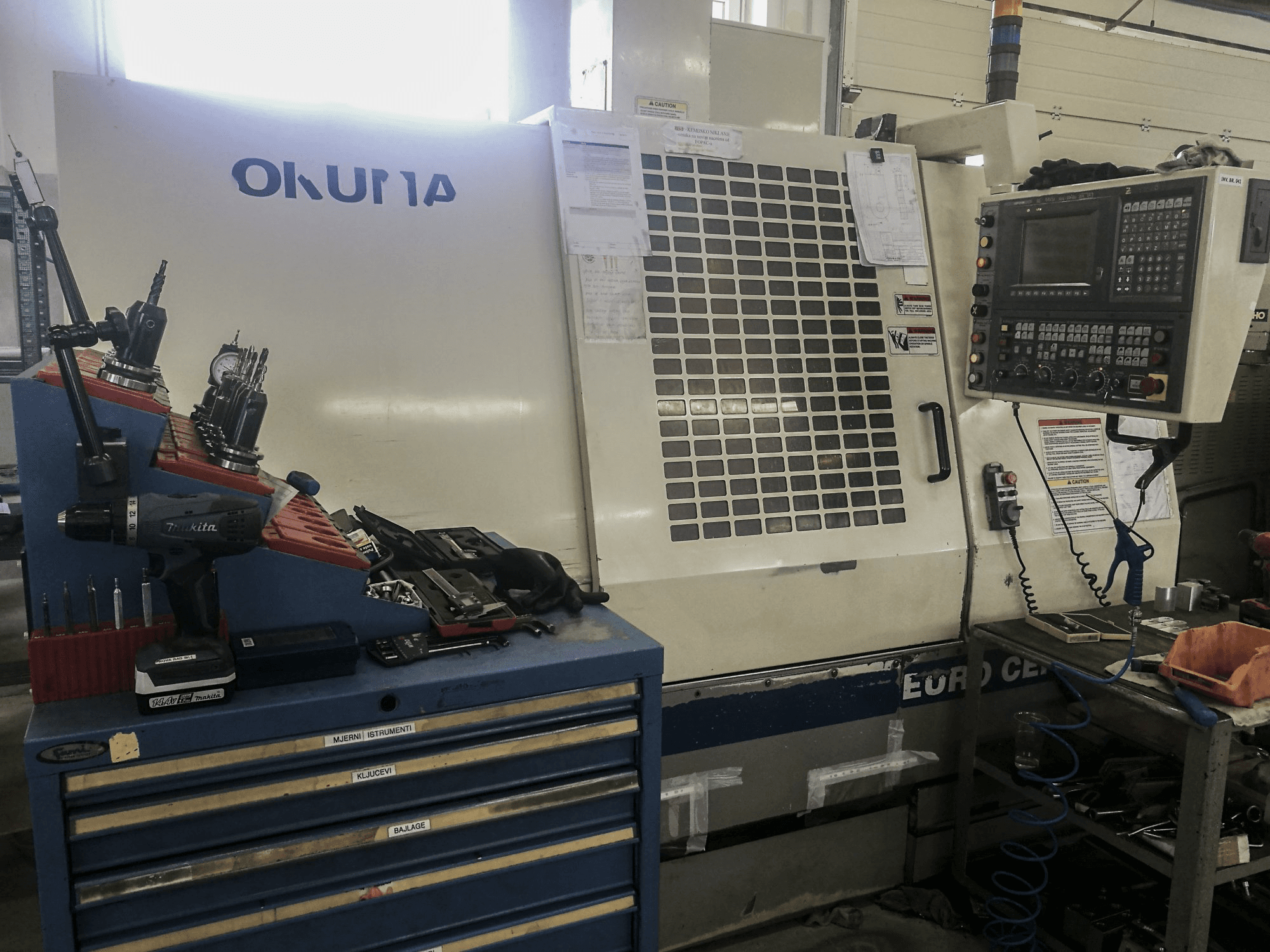 Makine Okuma - Önden görünüm EURO CENTER V50