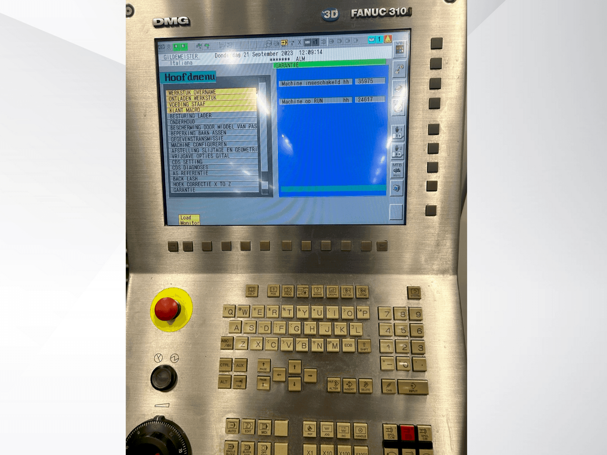 Makine Gildemeister sprint 65 linear - Kontrol ünitesi