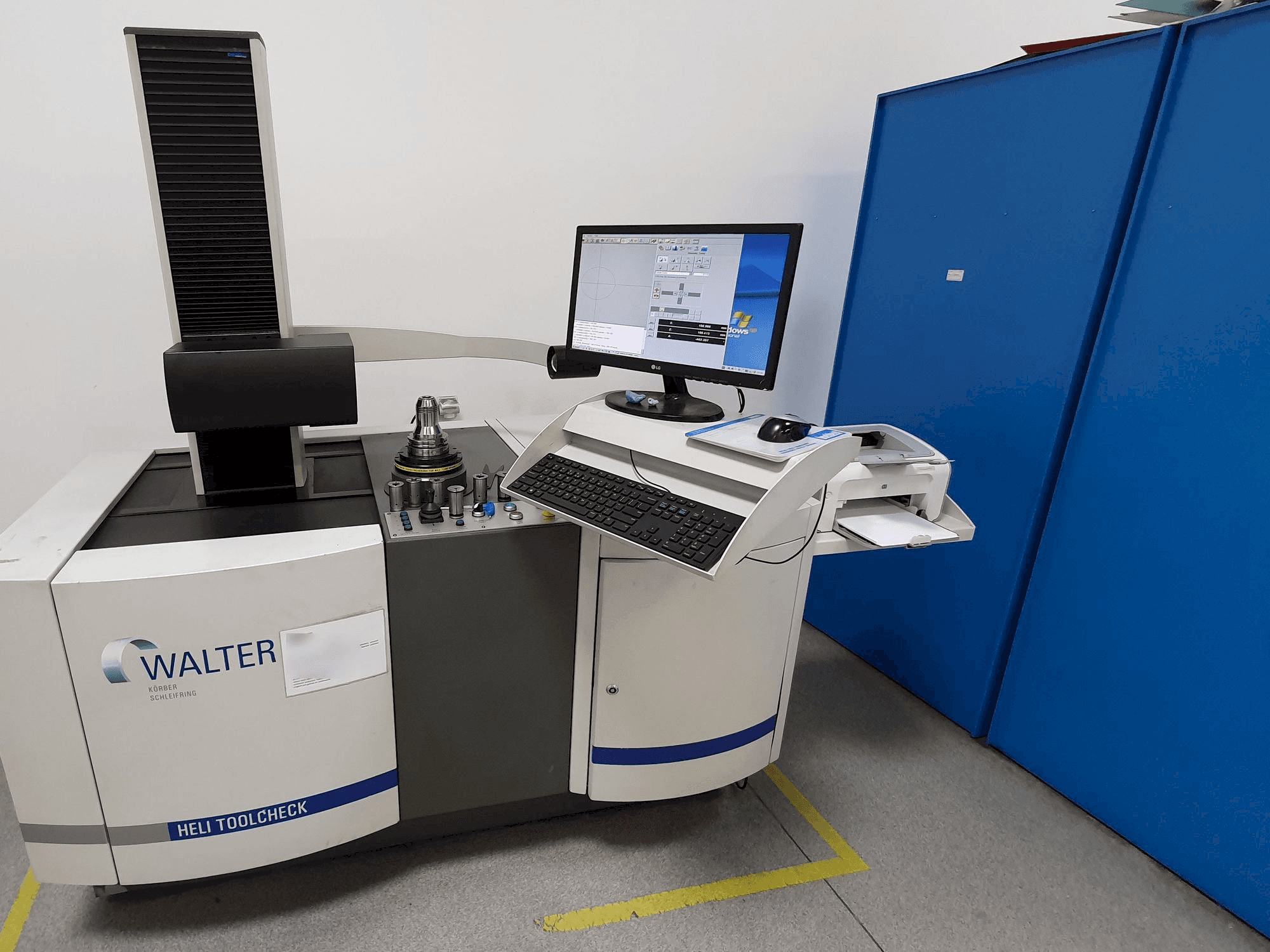 Makine Walter Heli Toolcheck 3C - Önden görünüm