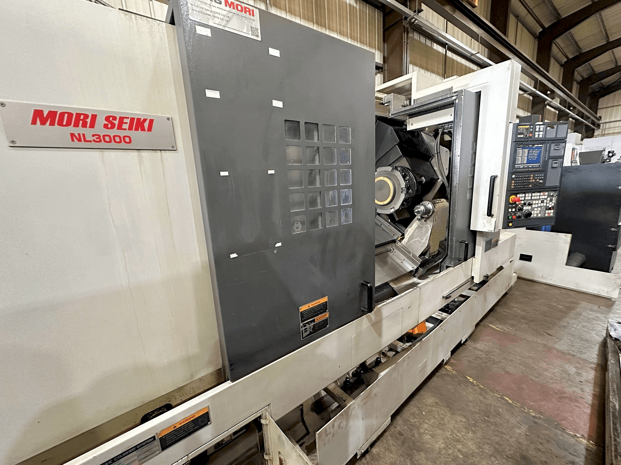 Makine MORI SEIKI NL3000Y/1250 - Önden görünüm