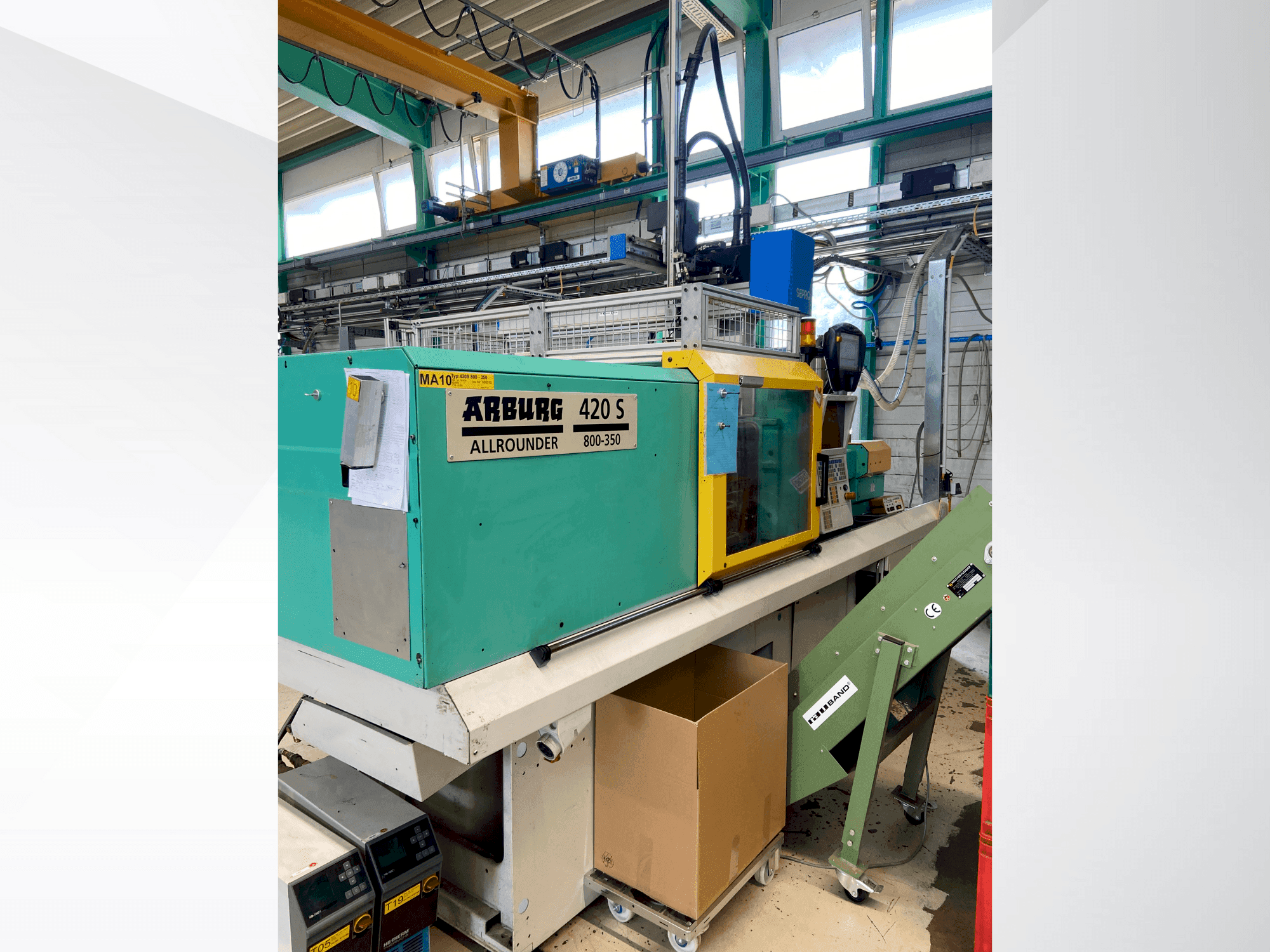 Makine Arburg Allrounder 420 S 800-350 - Önden görünüm