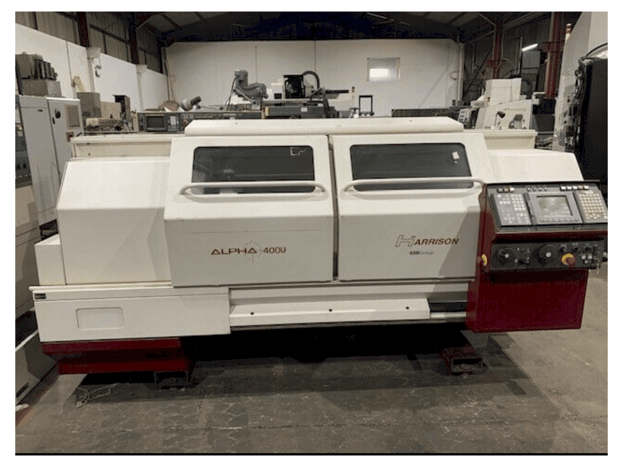 Makine Harrison ALPHA 400 U - Önden görünüm