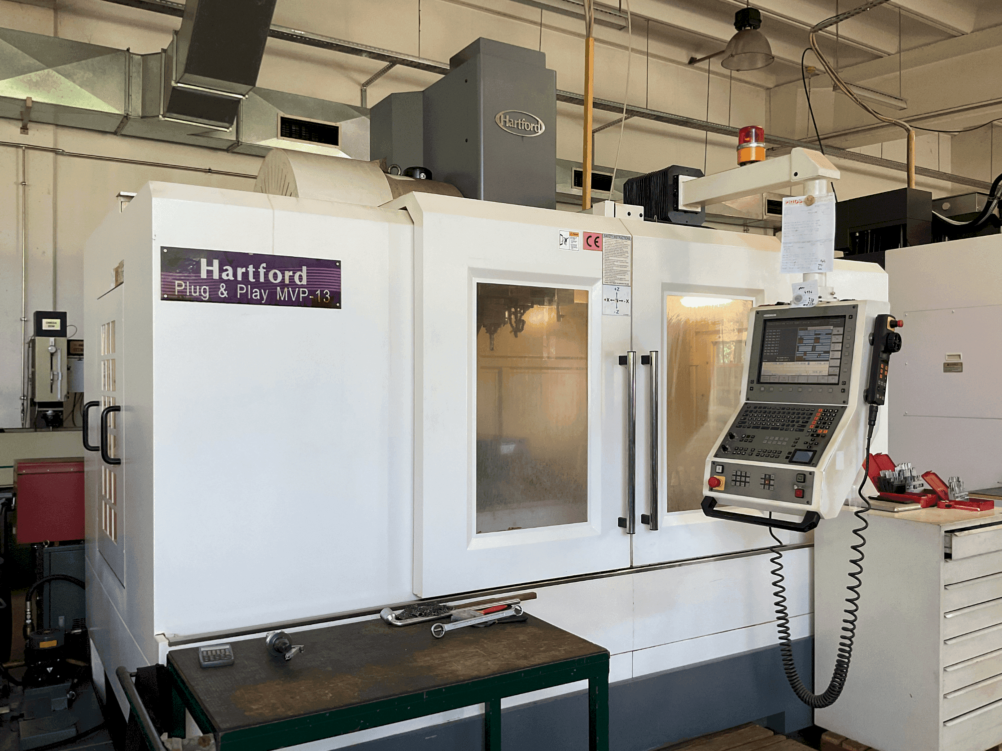 Makine HARTFORD MVP-13 - Önden görünüm