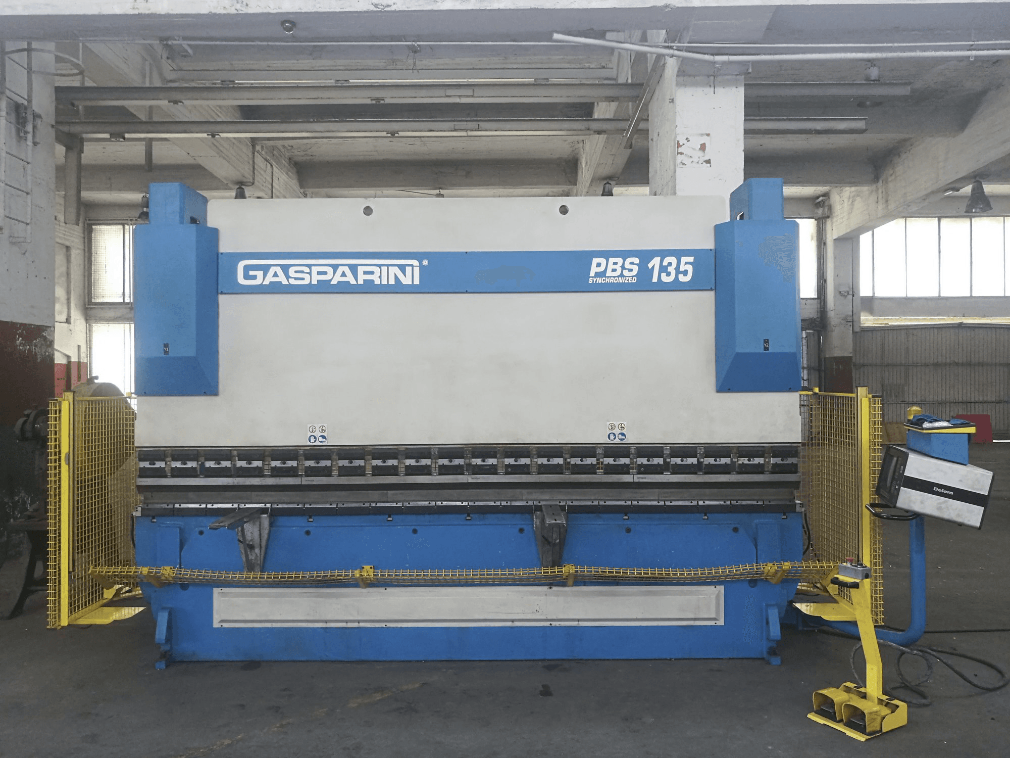 Makine Gasparini - Önden görünüm PBS 135/4000