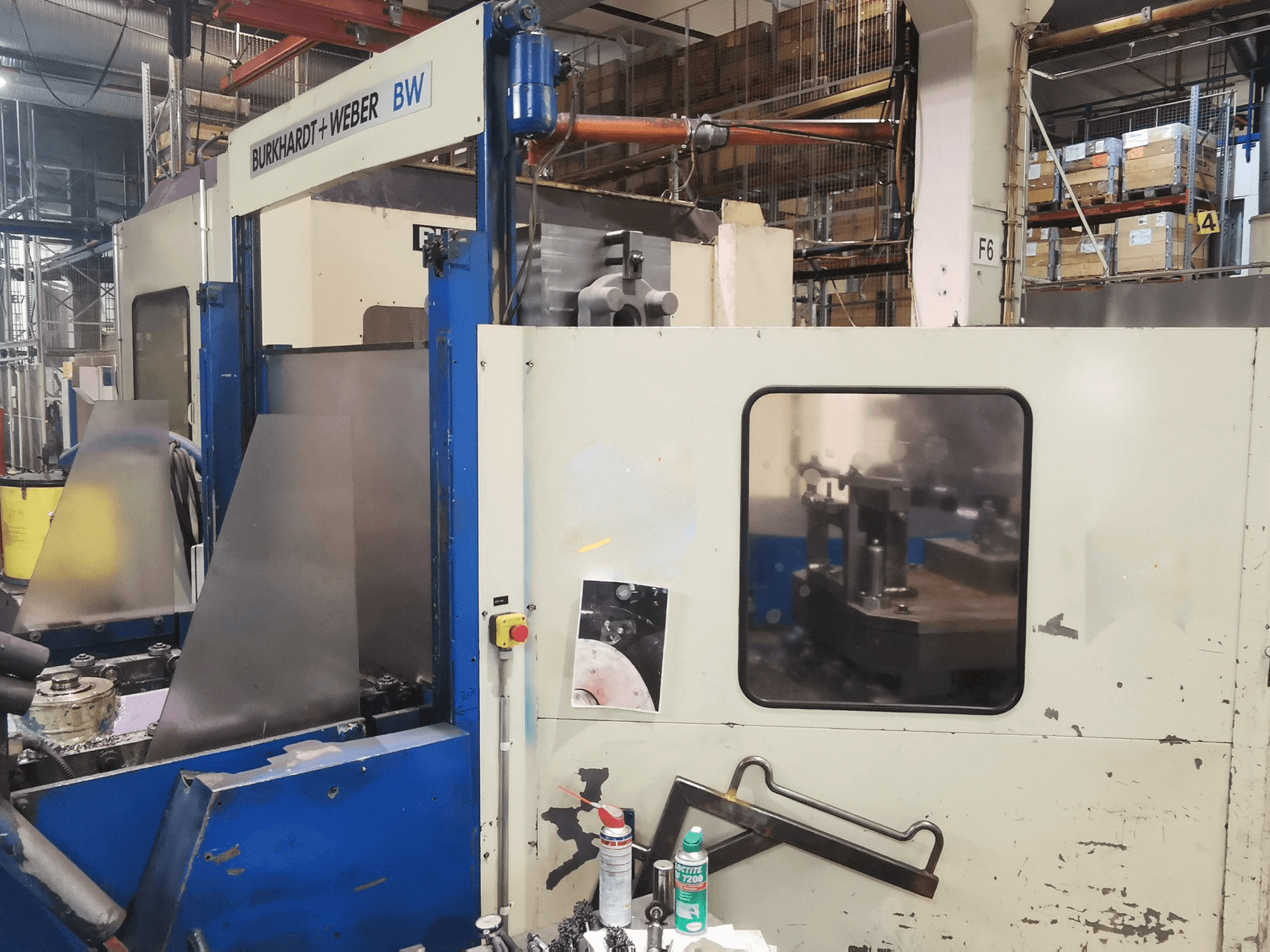 Makine Burkhardt-Weber MC80 - Önden görünüm