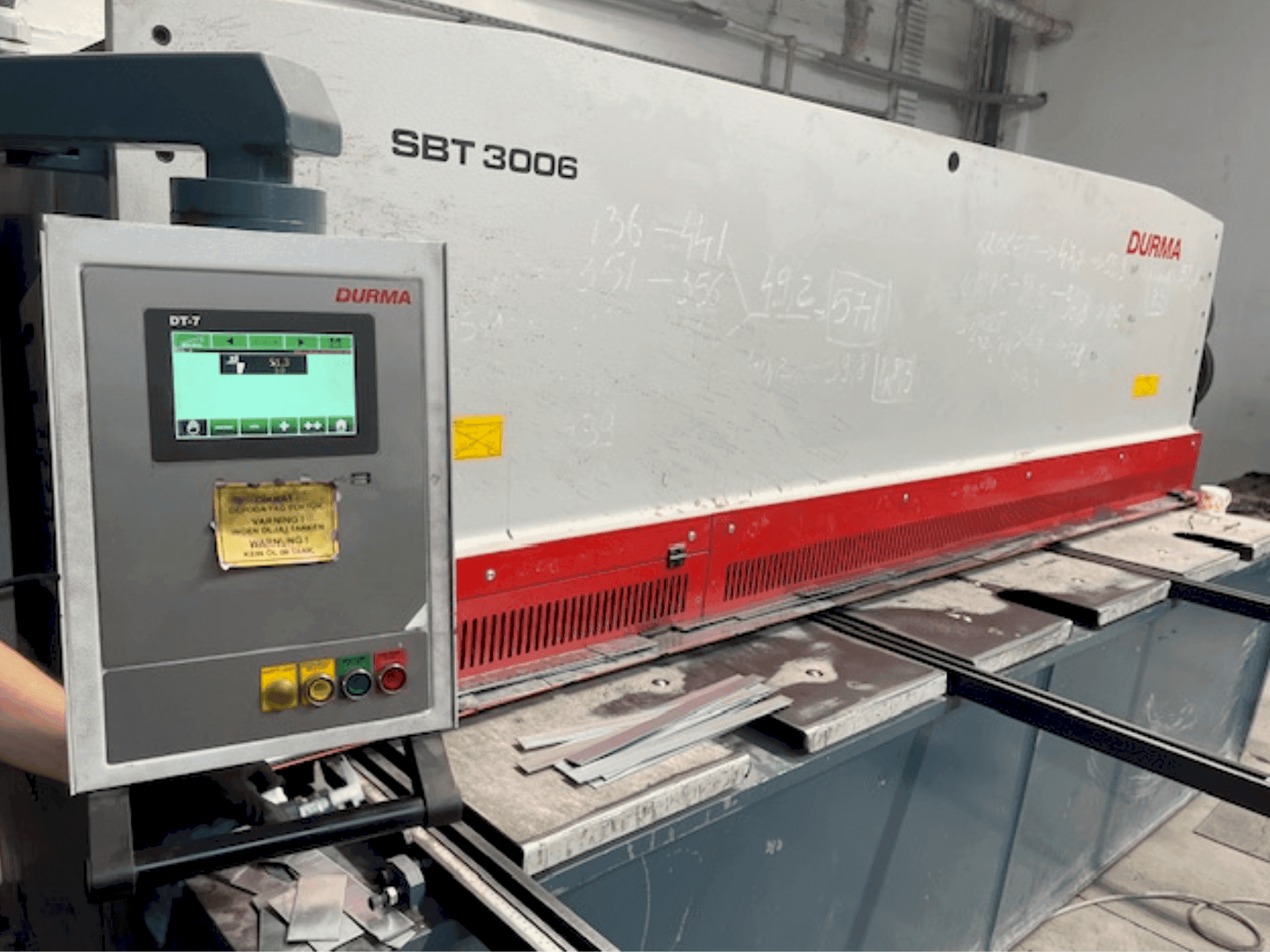 Makine Durma SBT 3006 - Önden görünüm