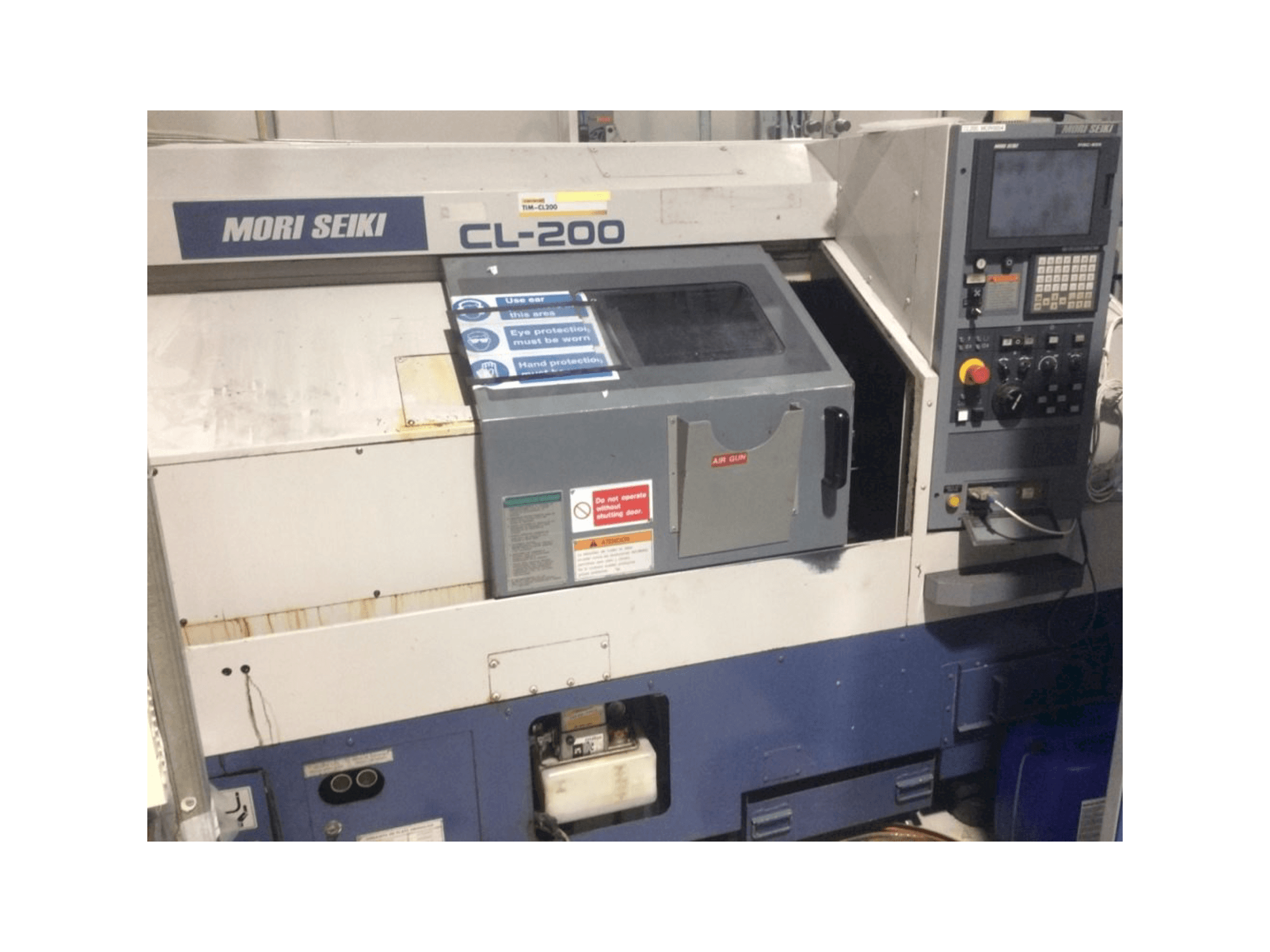 Makine MORI SEIKI CL-200 - Önden görünüm