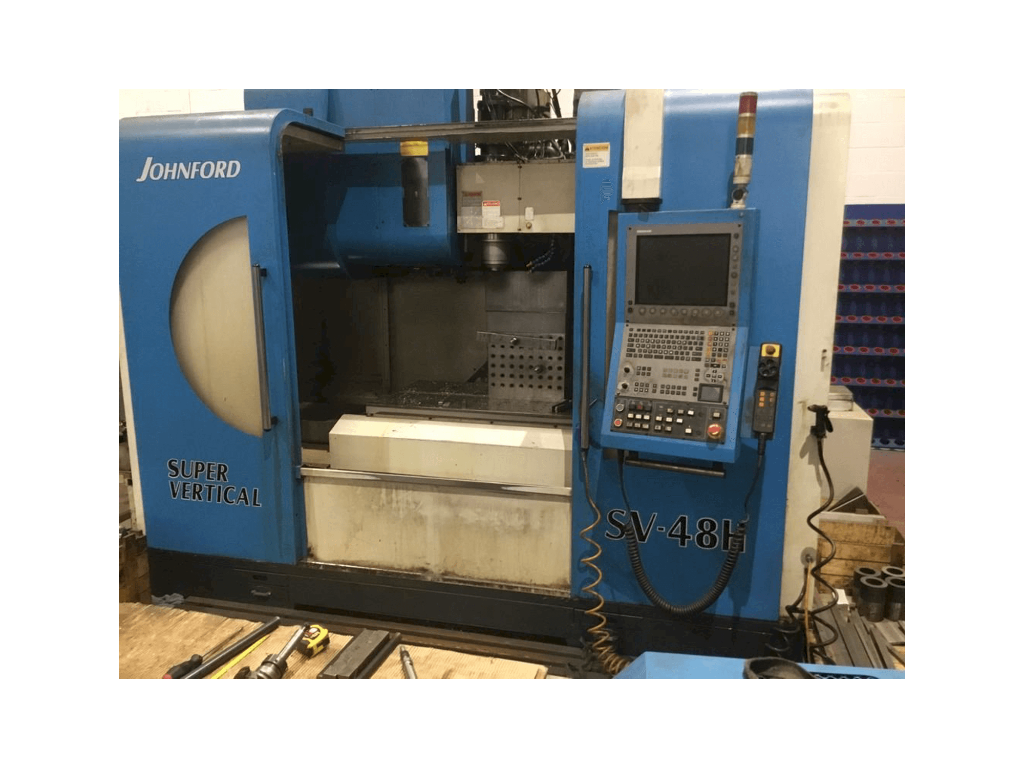 Makine Johnford SV-48H - Önden görünüm