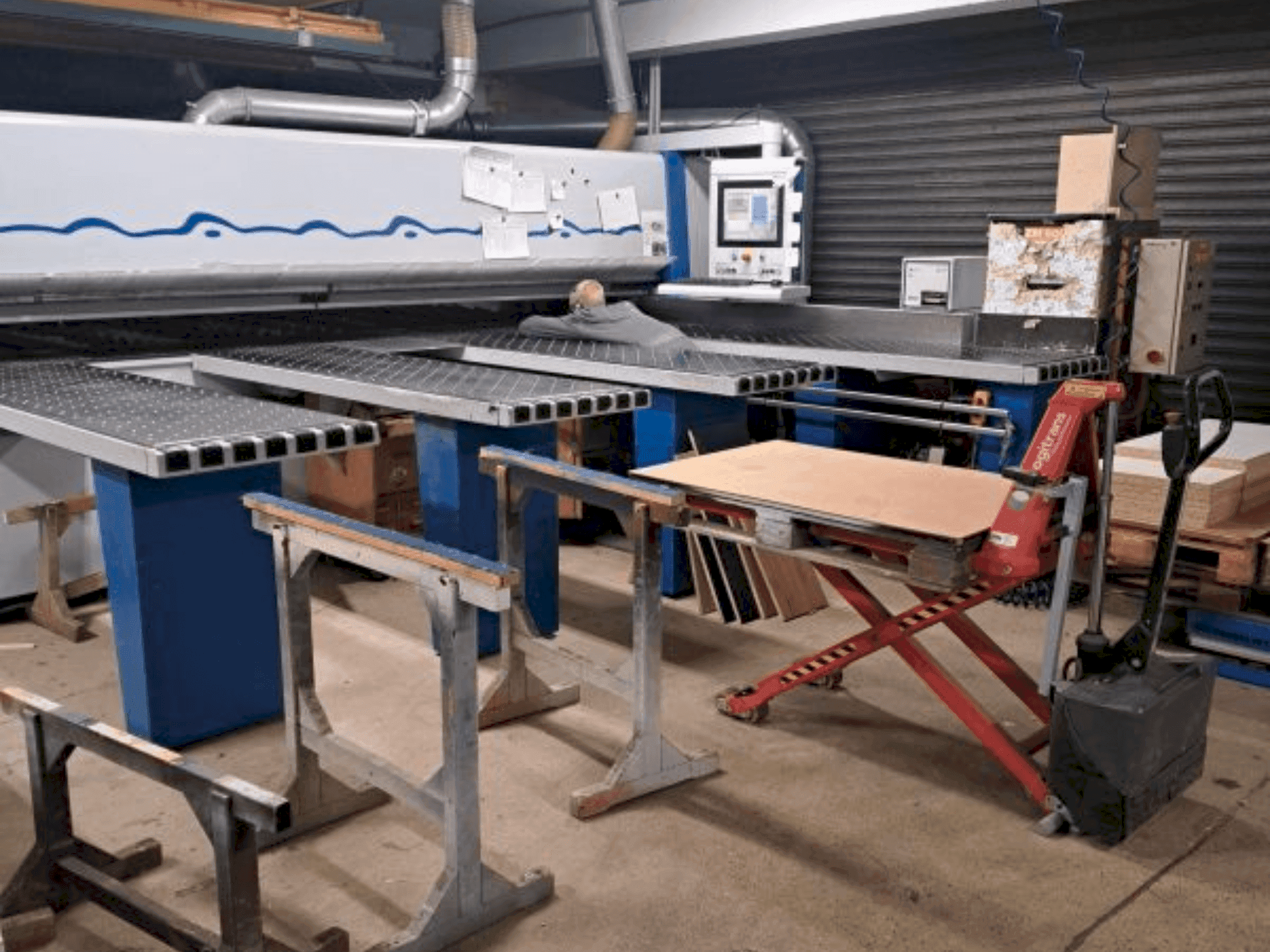 Makine HOLZMA HPL/42/22 - Önden görünüm