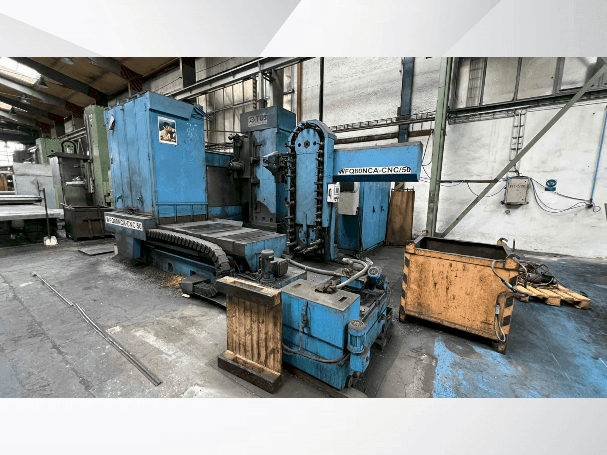 Makine TOS WFQ80NCA-CNC/50 - Önden görünüm