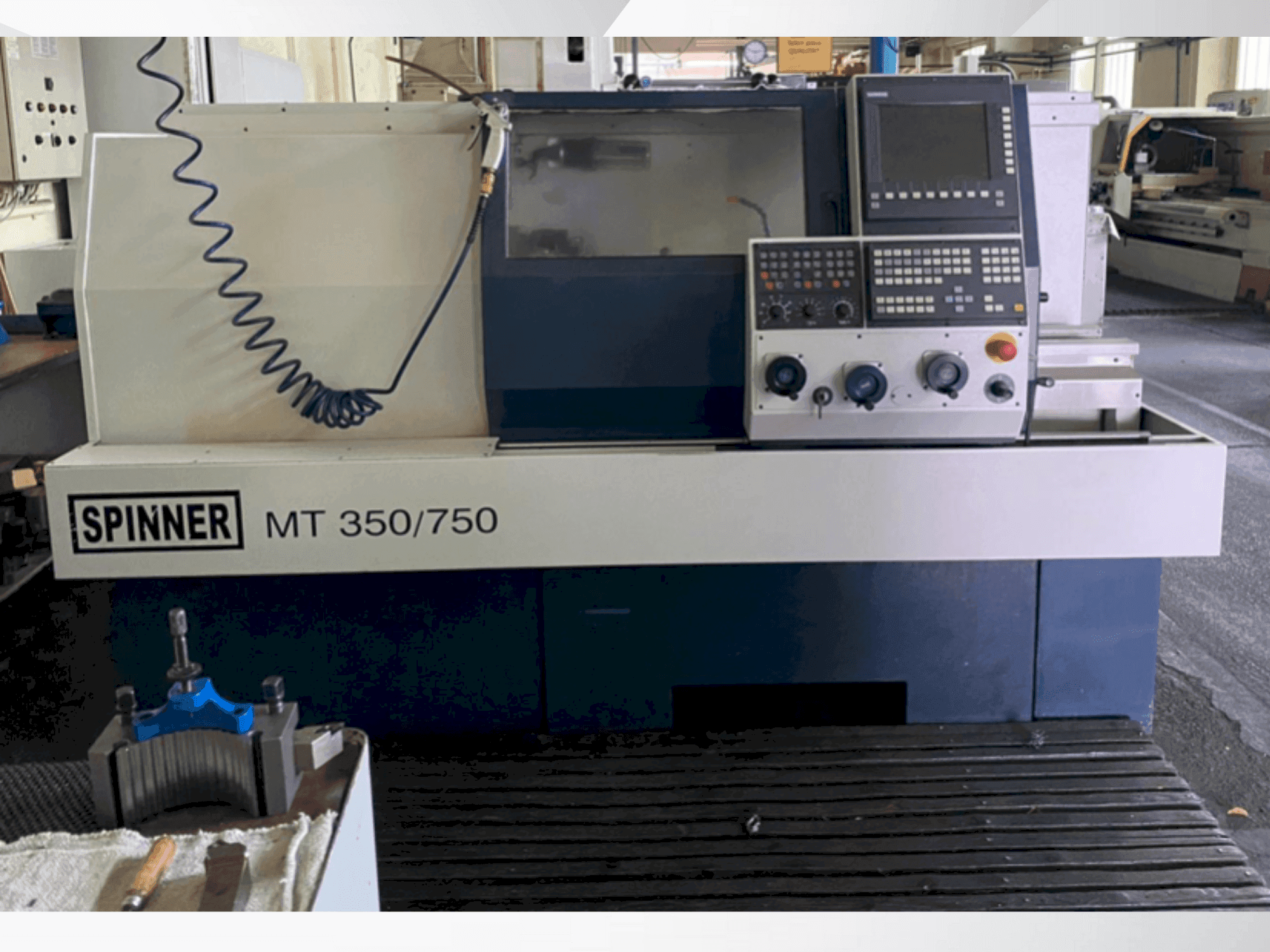 Makine SPINNER MT 350/750 - Önden görünüm
