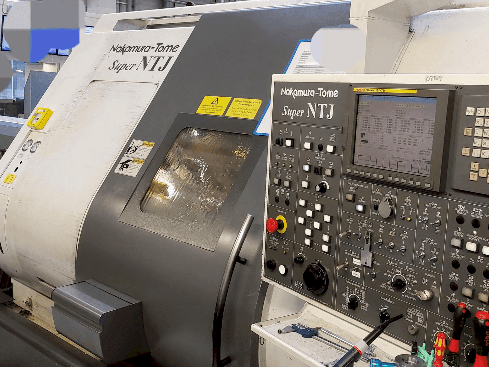 Makine NAKAMURA Super NTJ (2006) - Önden görünüm