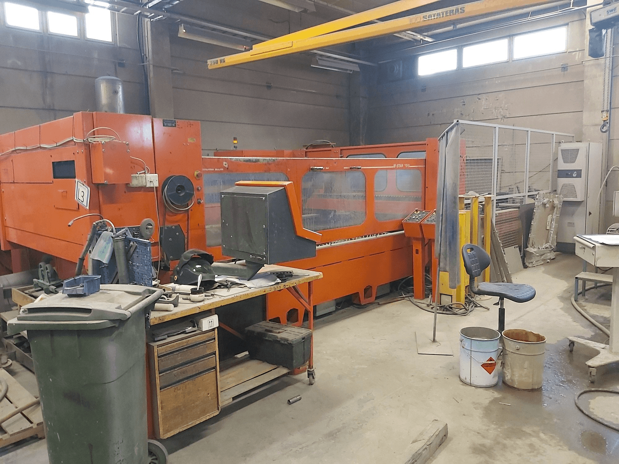 Makine Bystronic BTL 3500 - Önden görünüm