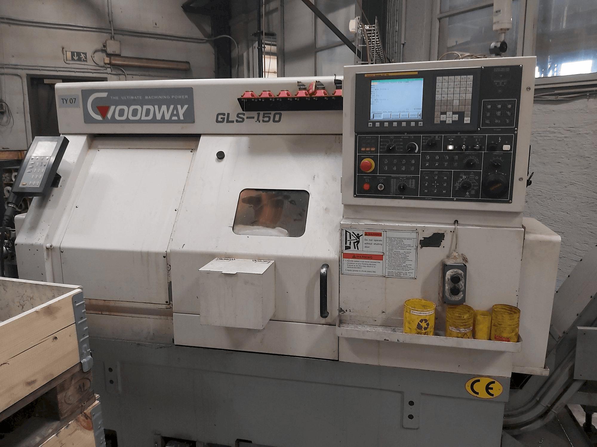 Makine Goodway GLS-150 - Önden görünüm