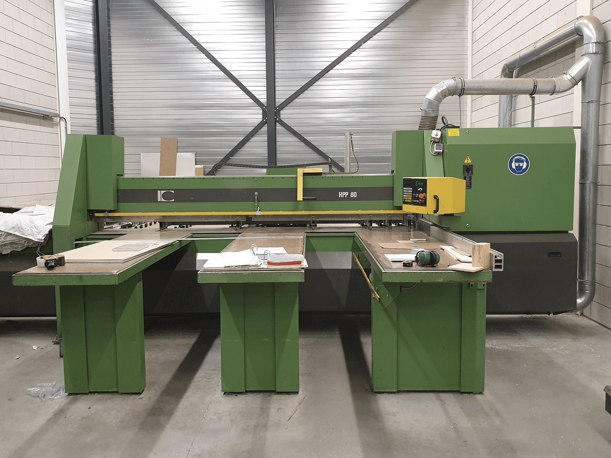 Makine HOLZMA - Önden görünüm HPP 80/32