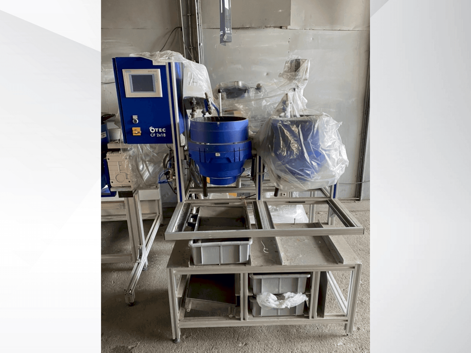 Makine OTEC CF 2x 18 - Önden görünüm