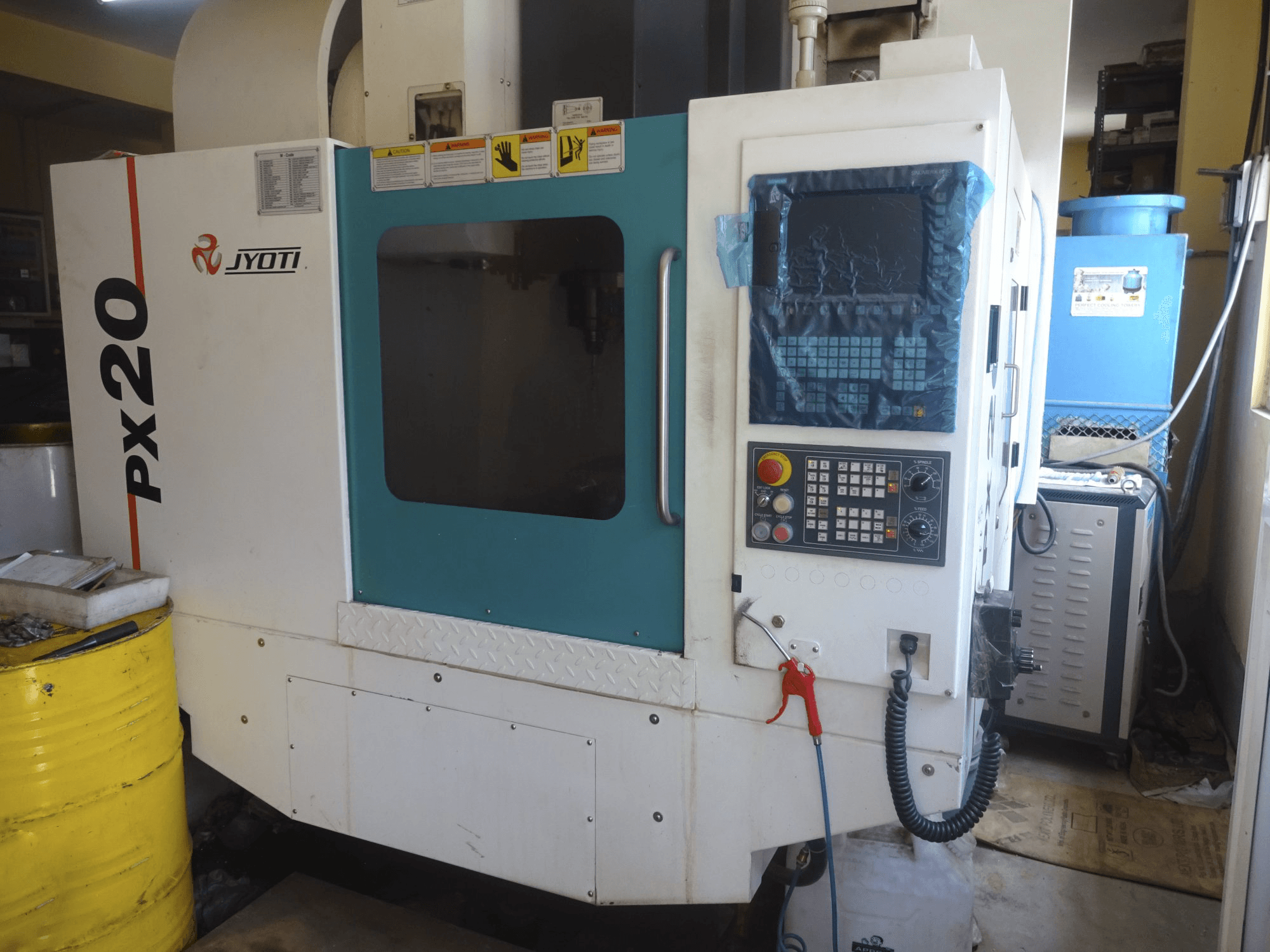 Makine 1 JYOTI - Önden görünüm PX-20