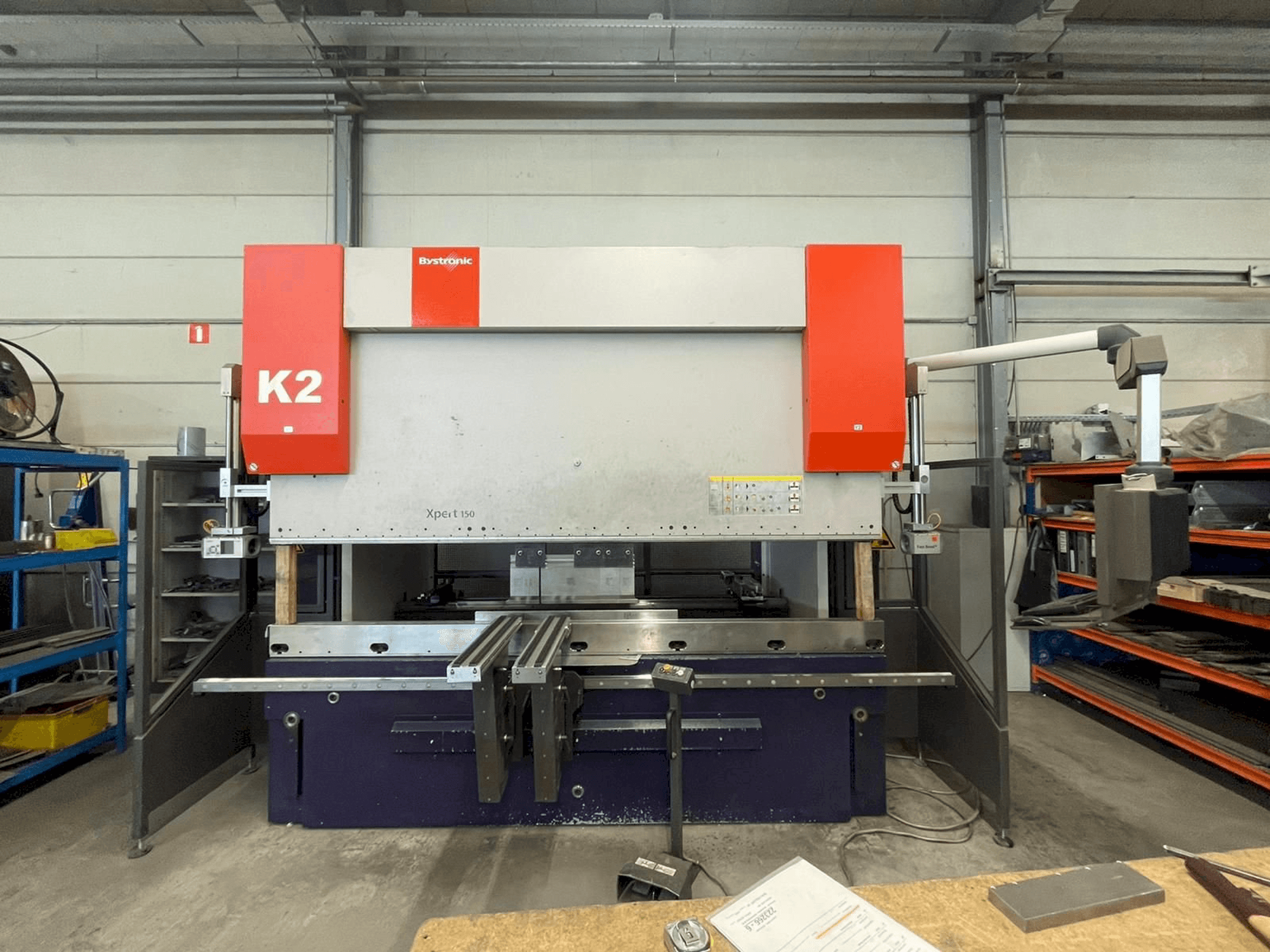 Makine Bystronic Xpert 150 x 3100 K2 - Önden görünüm