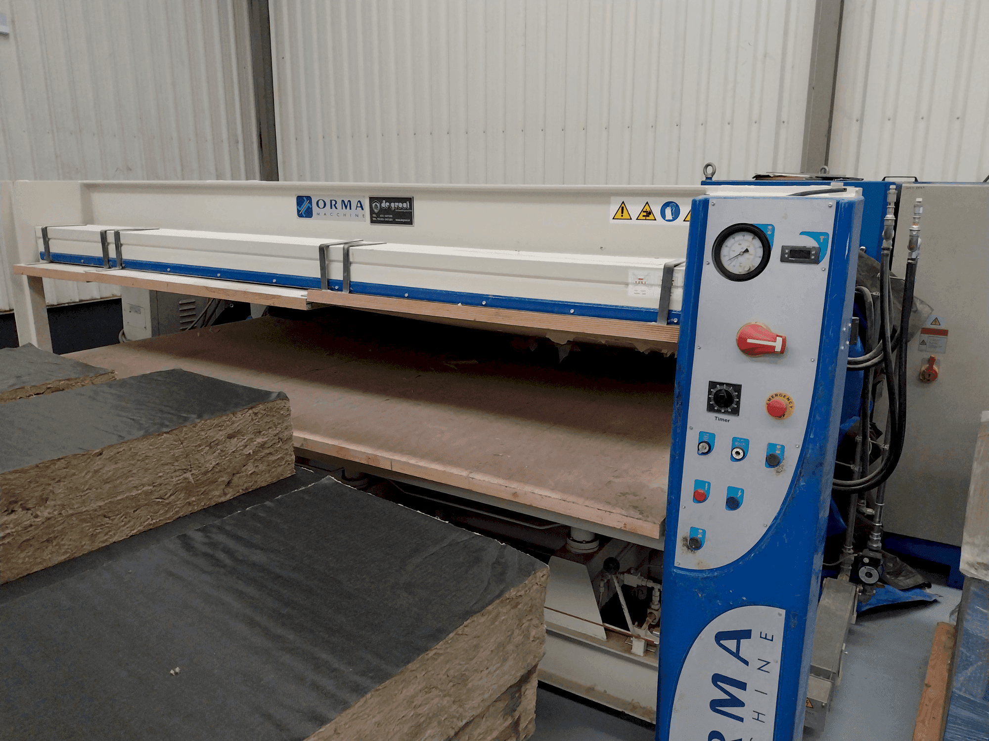 Makine ORMA C/6 30/13 AS-BA (2009) - Önden görünüm