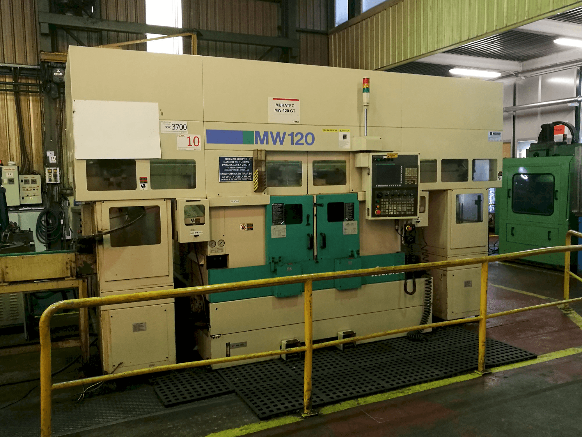 Makine MURATA - Önden görünüm Muratec MW 120