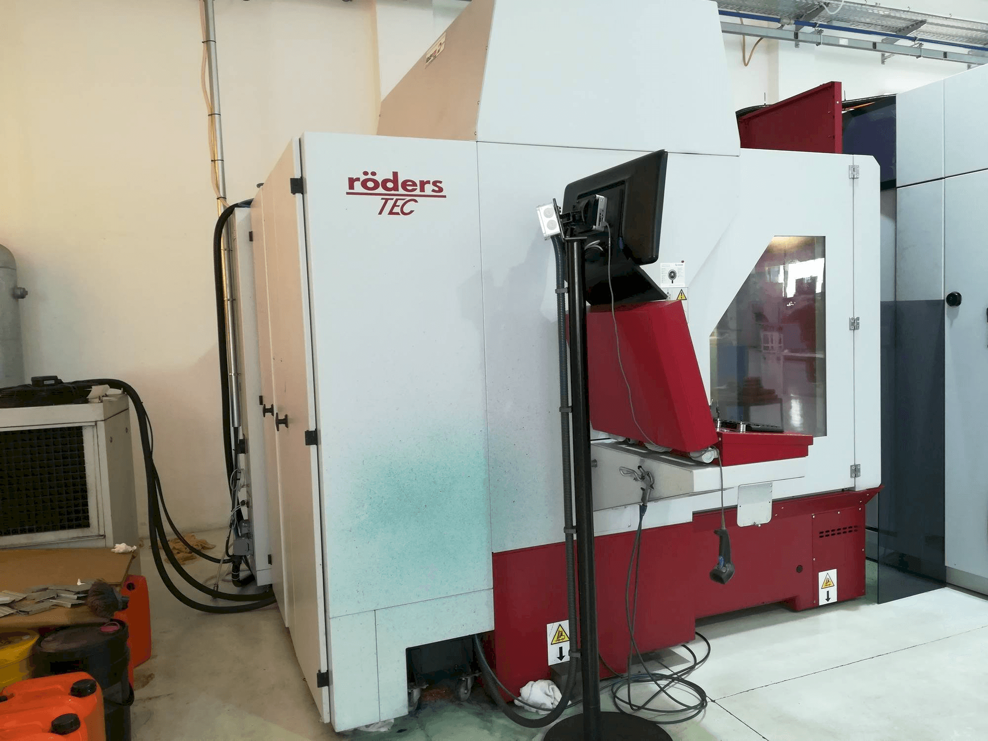 Makine Röders RXP 801 - Önden görünüm