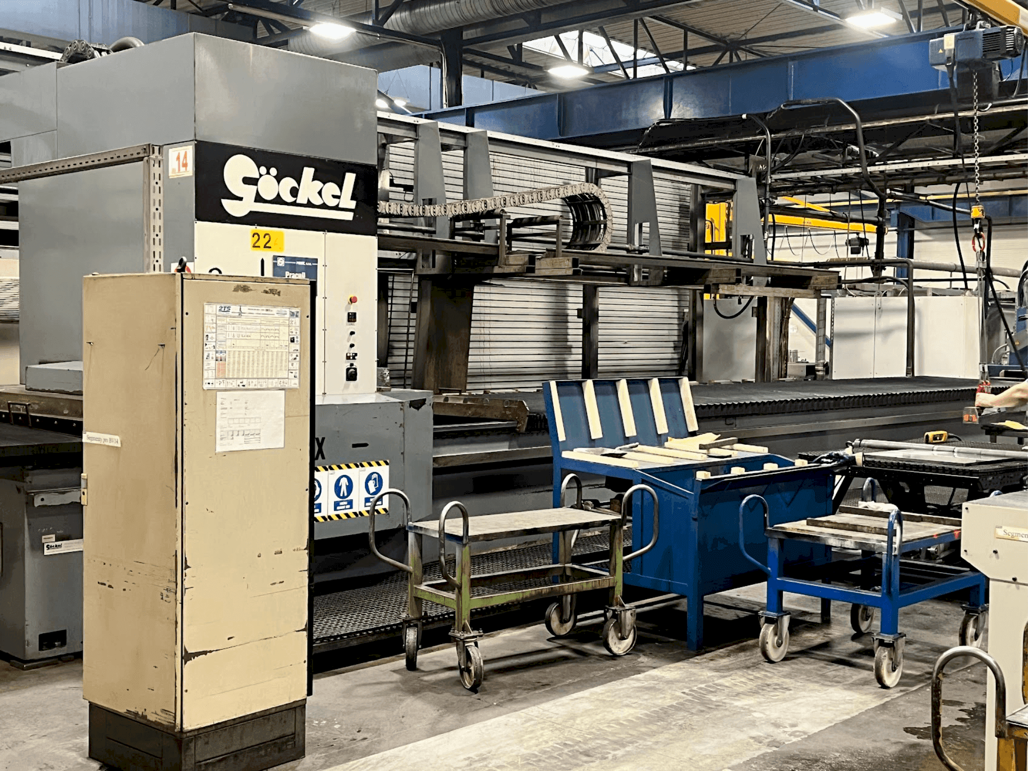 Makine GÖCKEL G130 - Önden görünüm