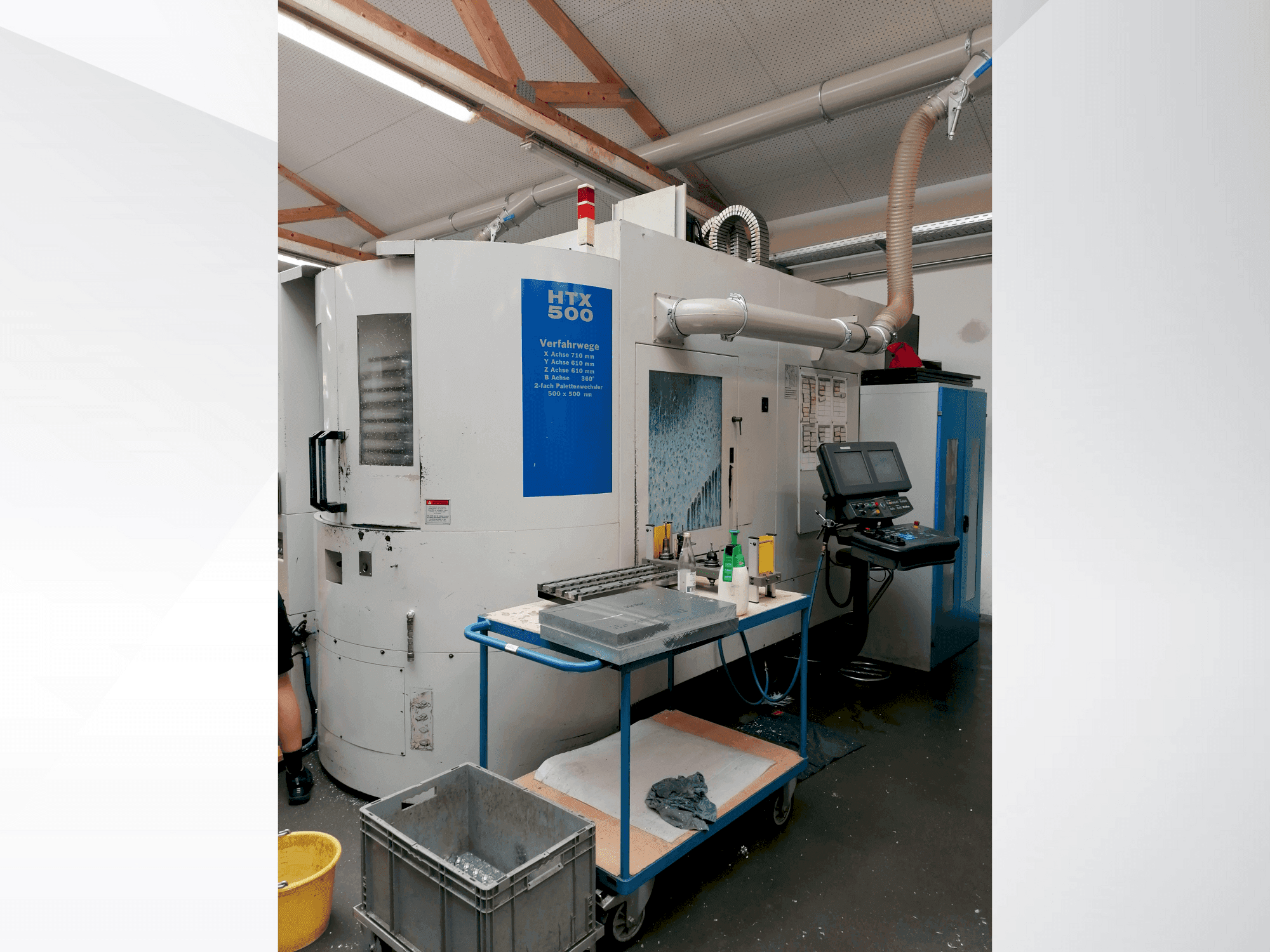 Makine Hurco HTX 500 - Önden görünüm