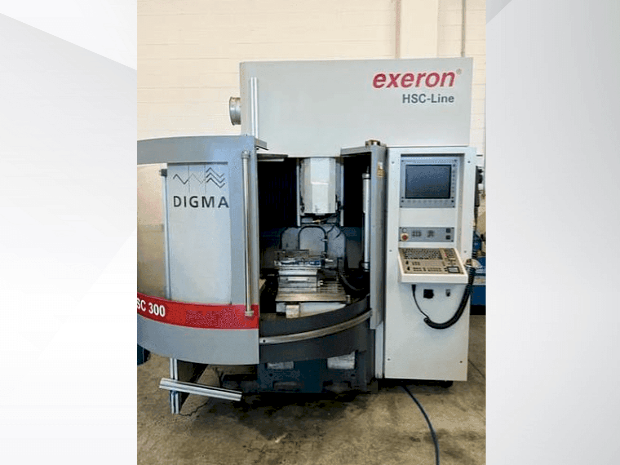 Makine Exeron DIGMA HSC 300 - Önden görünüm