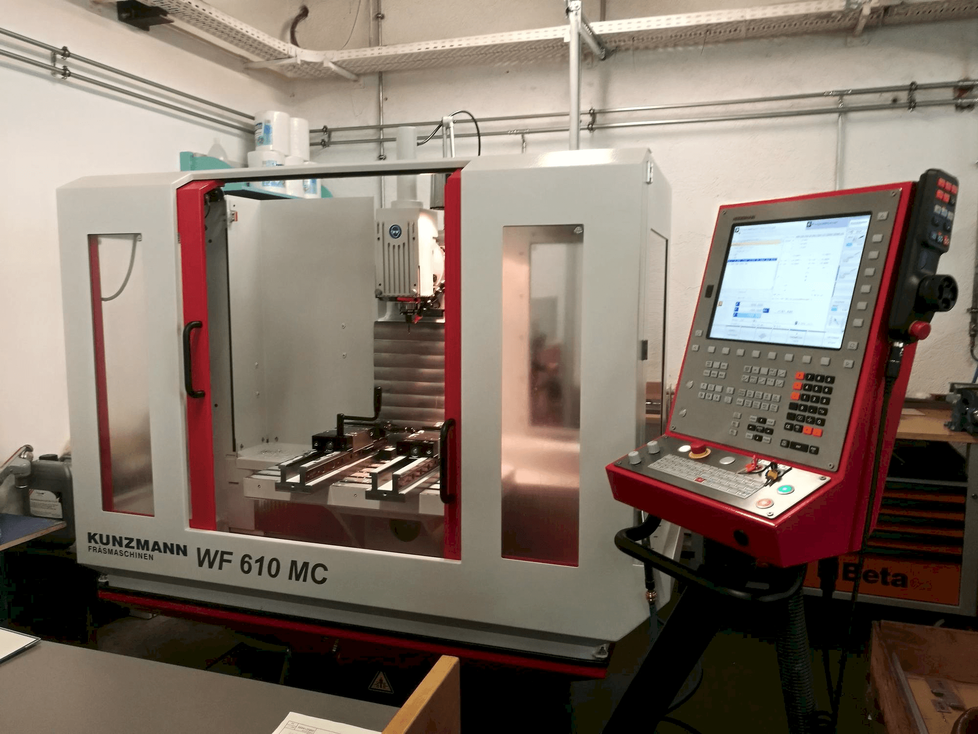 Makine KUNZMANN WF 610 MC - Önden görünüm