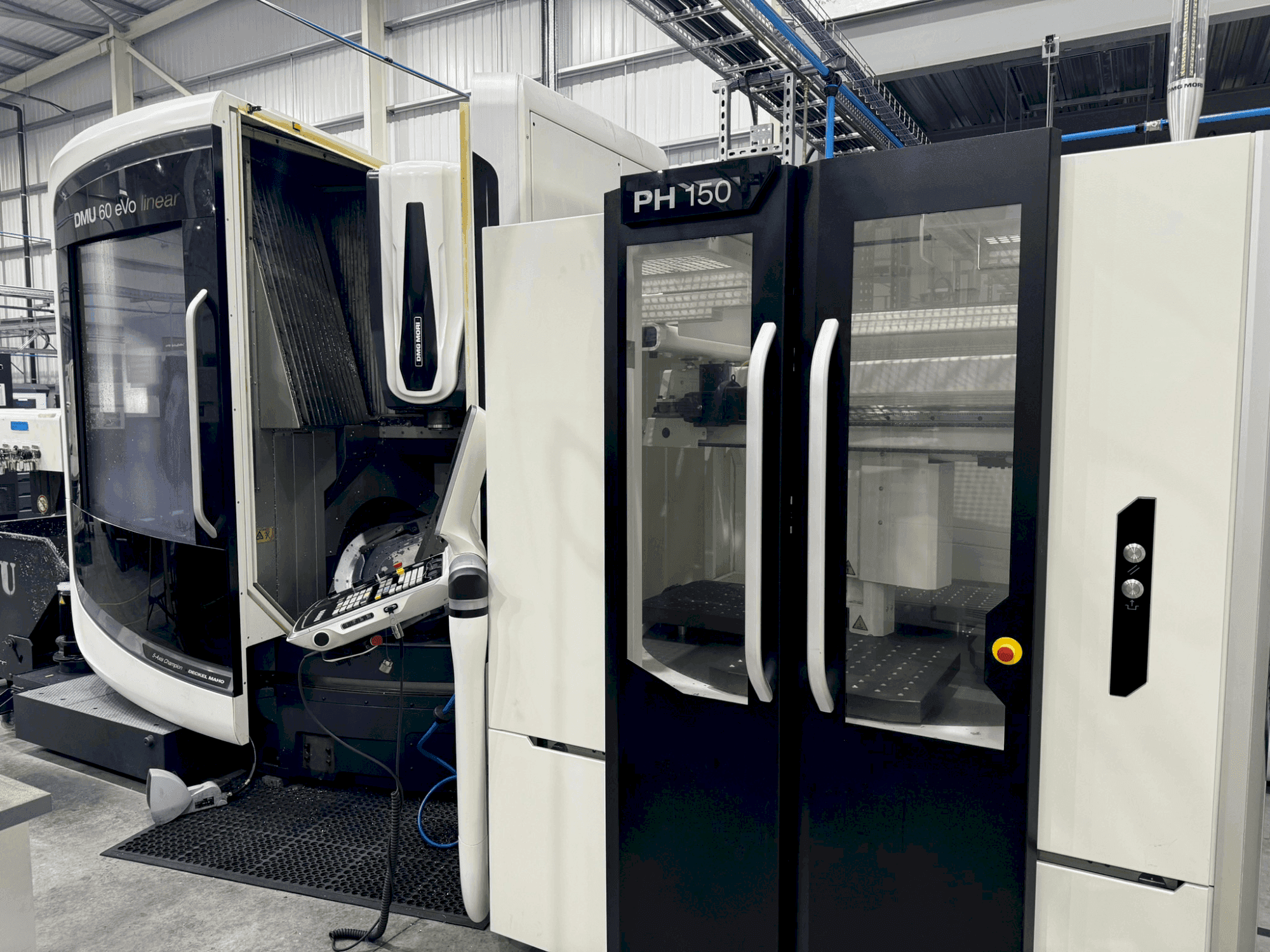 Makine DMG MORI DMU 60 eVo + PH150 - Önden görünüm