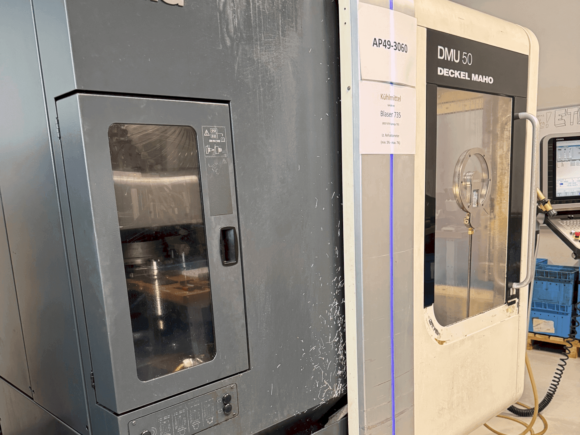 Makine DMG DECKEL MAHO DMU 50 - Önden görünüm