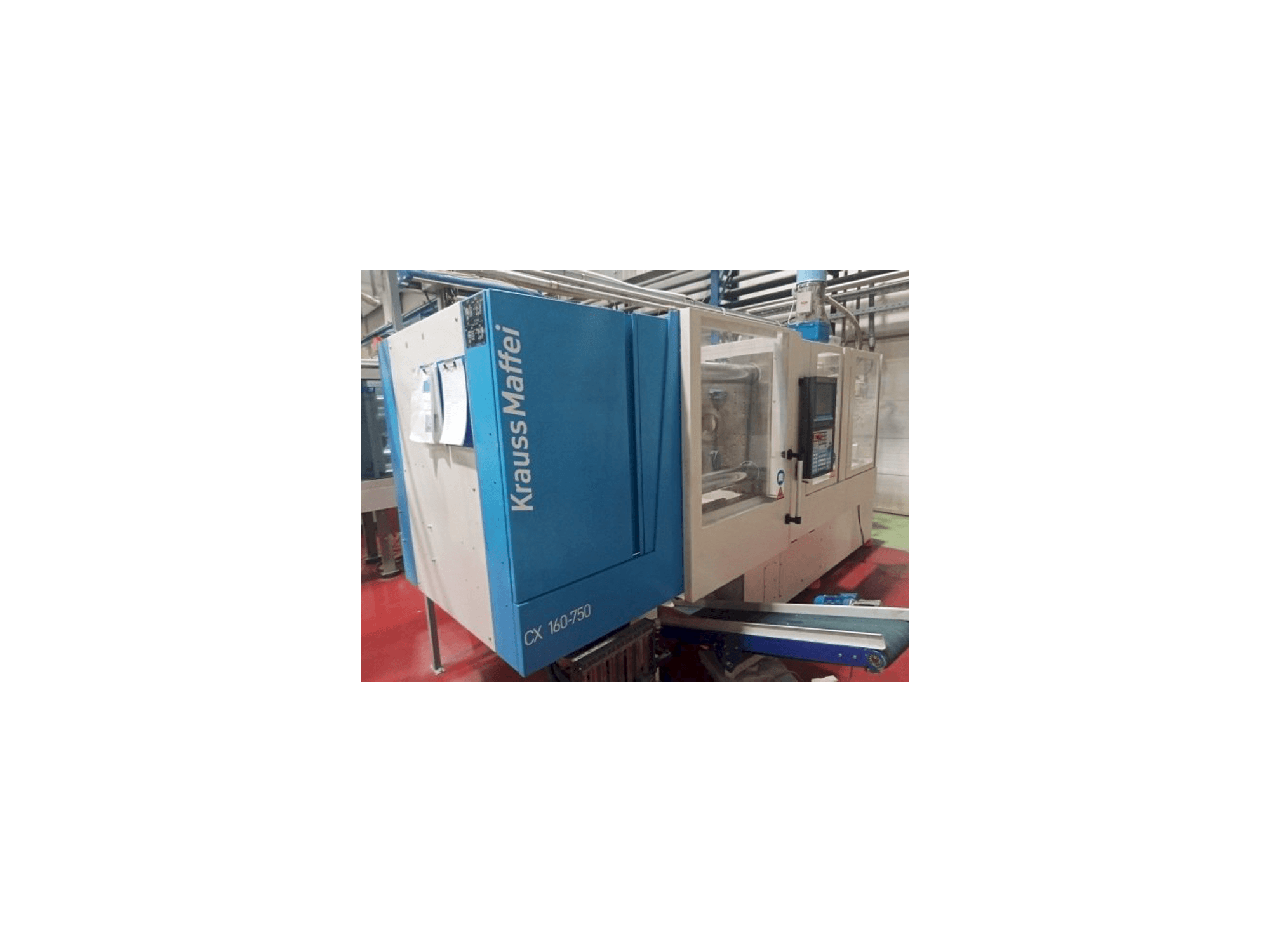 Makine Krauss Maffei KM 160-750 CX - Önden görünüm