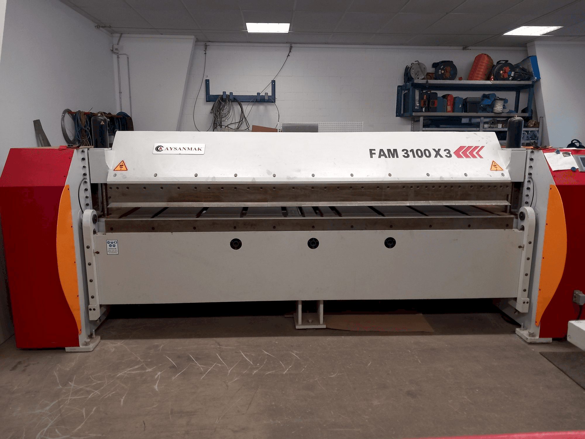 Makine AYSANMAK FAM 3100 X3 - Önden görünüm