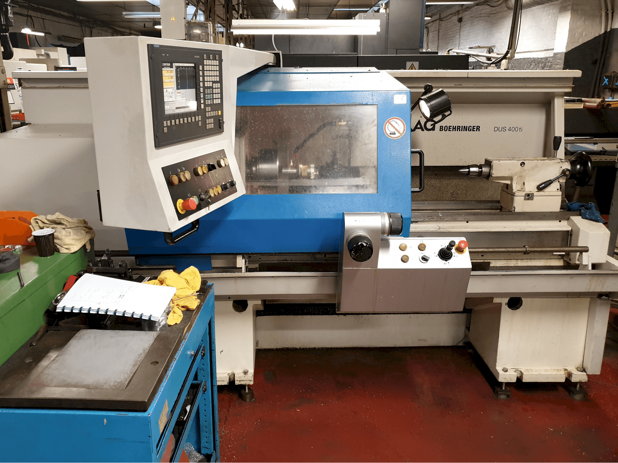 Makine BOEHRINGER - Önden görünüm DUS 400 ti