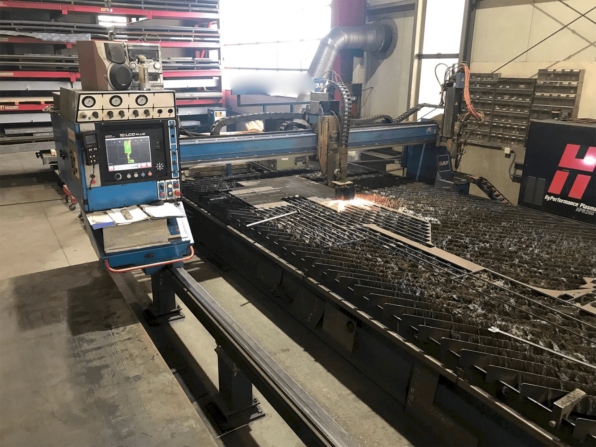 Makine SAF Oxytome B30E - Önden görünüm