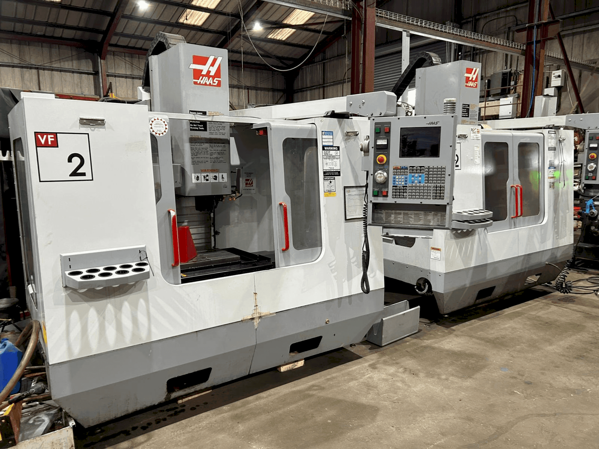 Makine HAAS VF2 - Önden görünüm
