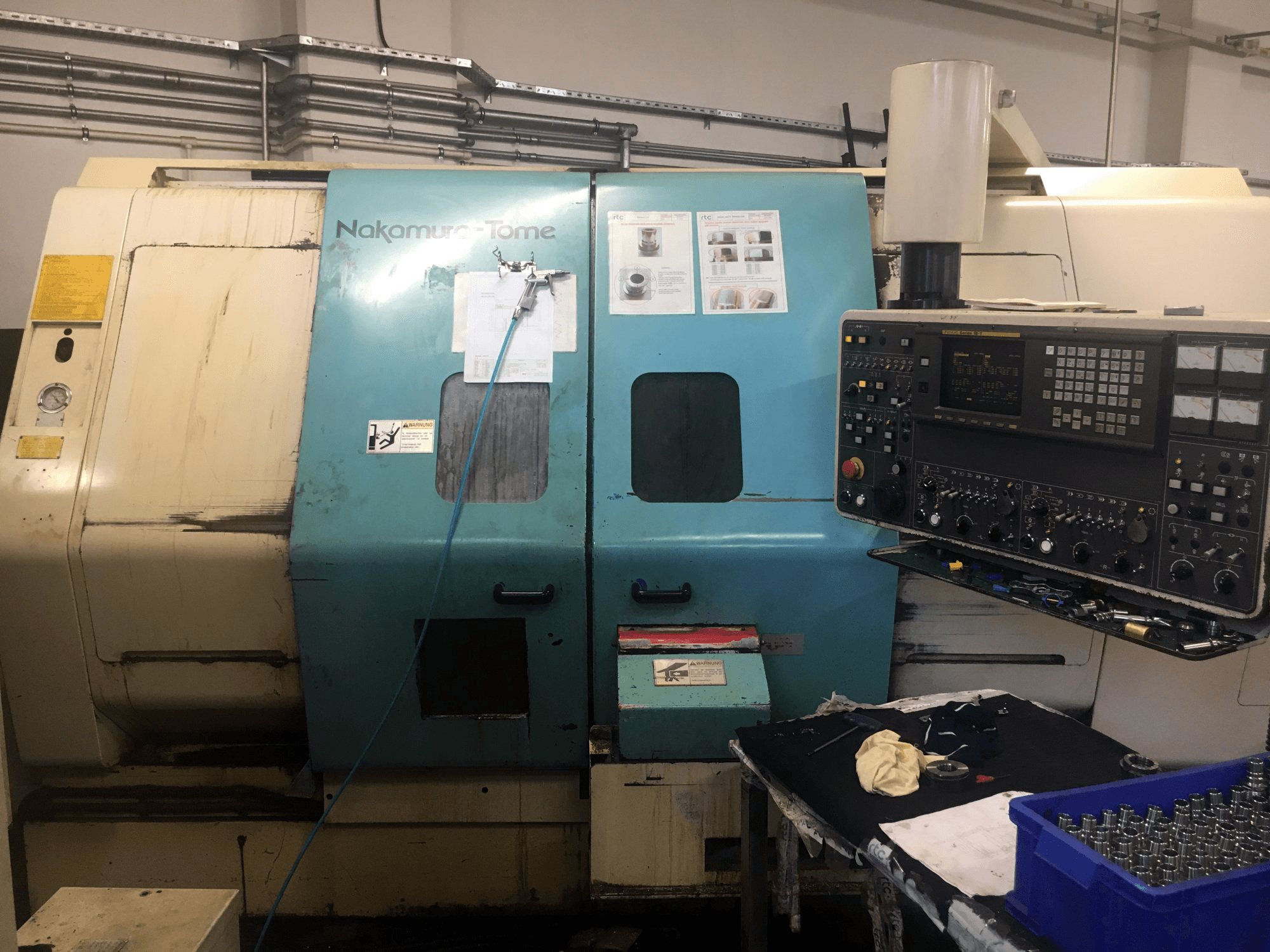 Makine NAKAMURA-TOME - Önden görünüm TW-20 MMY