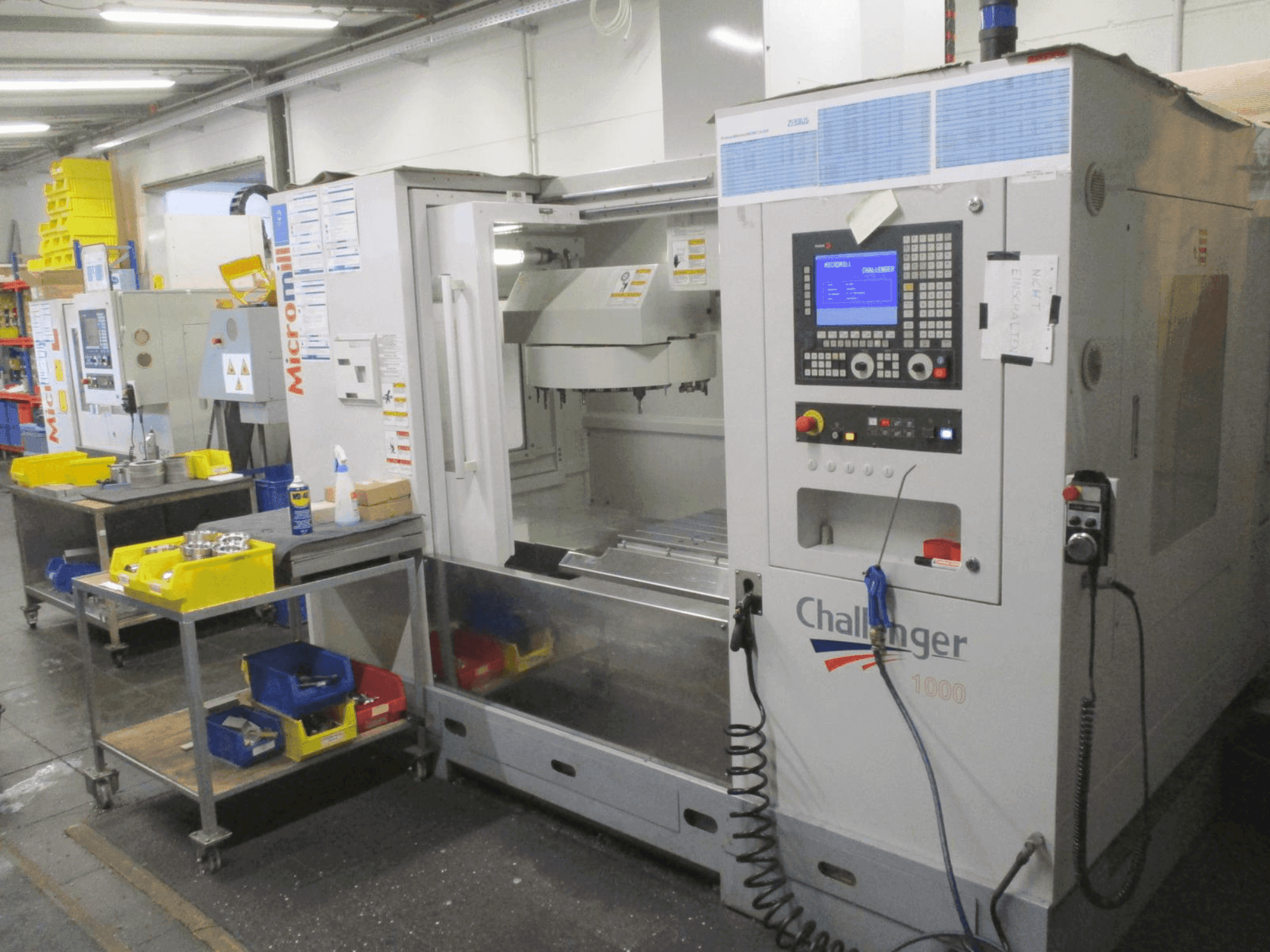 Makine BUFFALO Micromill Challenger MM-1000 - Önden görünüm