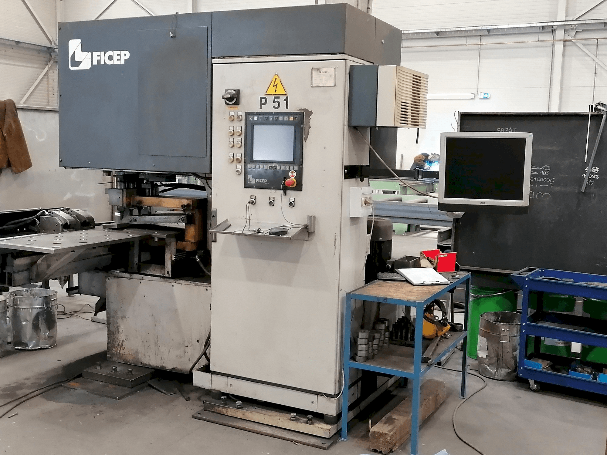 Makine FICEP P51 - Önden görünüm